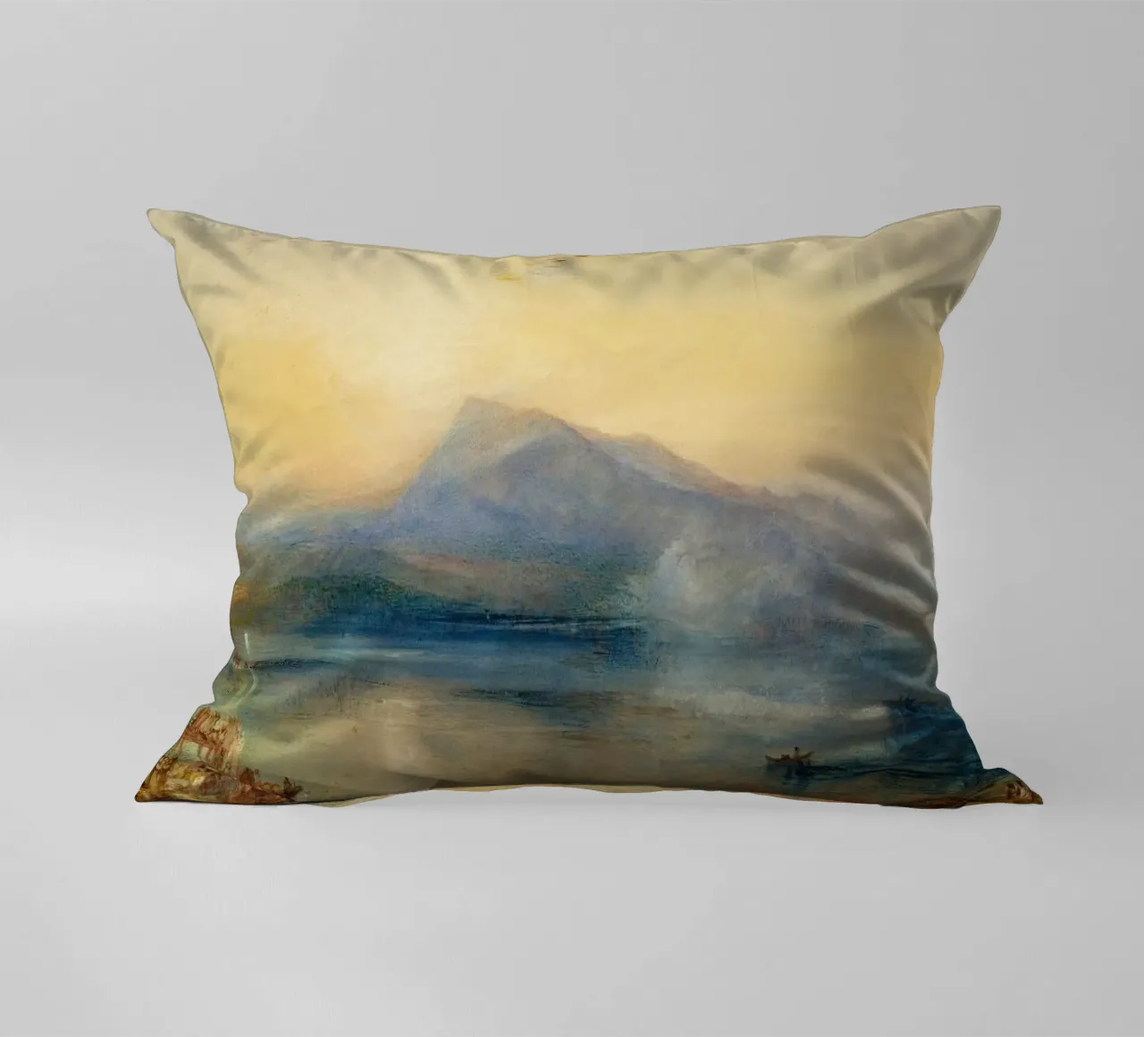 Turner The Dark Rigi, the Lake of Lucerne, Showing the Rigi decorative cushion by Timeless Artworks