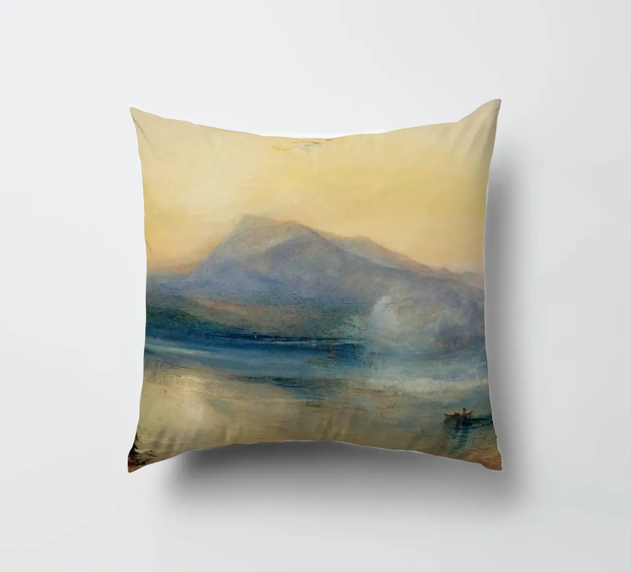 Turner The Dark Rigi, the Lake of Lucerne, Showing the Rigi decorative cushion by Timeless Artworks