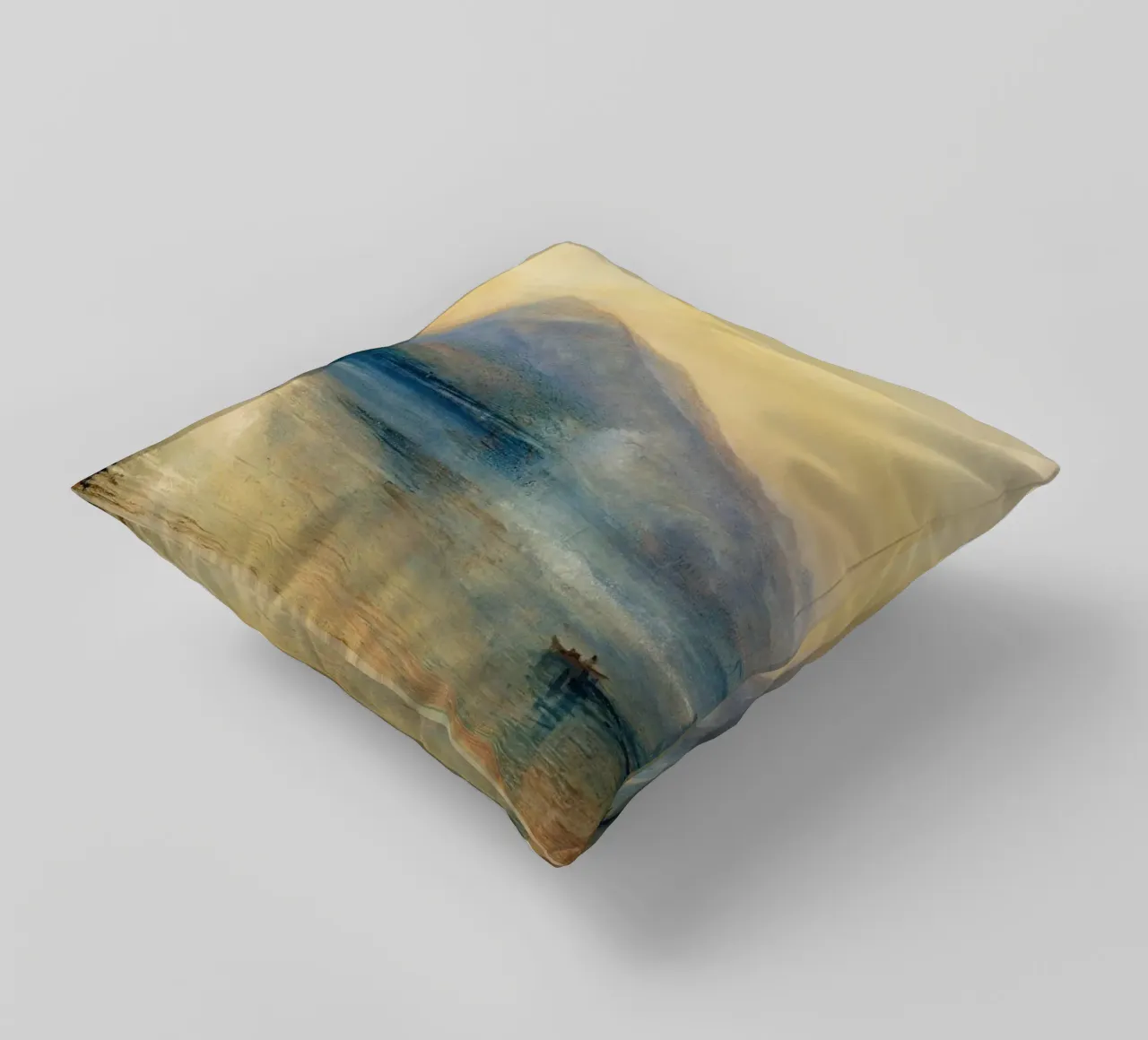 Turner The Dark Rigi, the Lake of Lucerne, Showing the Rigi decorative cushion by Timeless Artworks