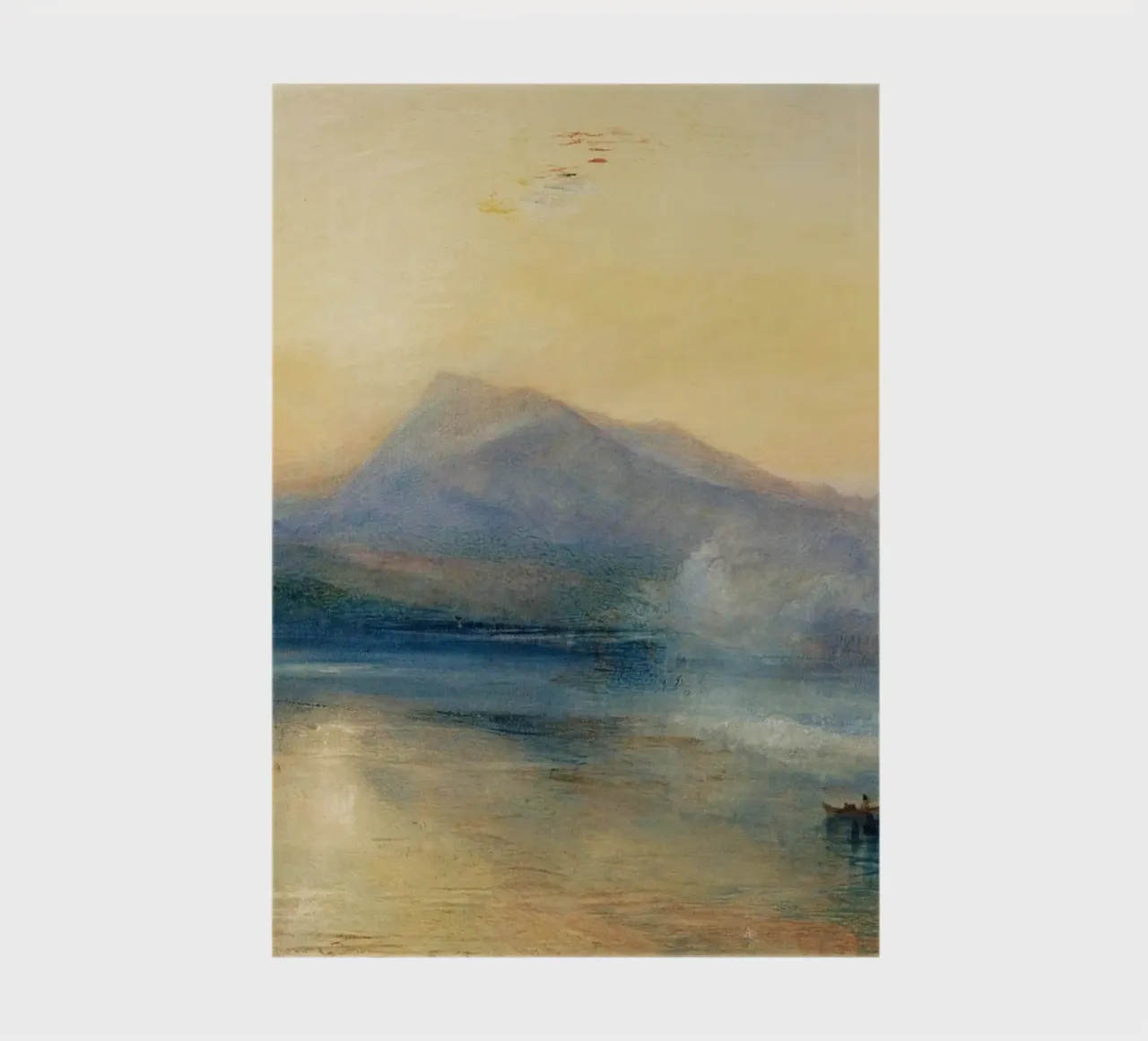 Turner The Dark Rigi, the Lake of Lucerne, Showing the Rigi notebook by Timeless Artworks