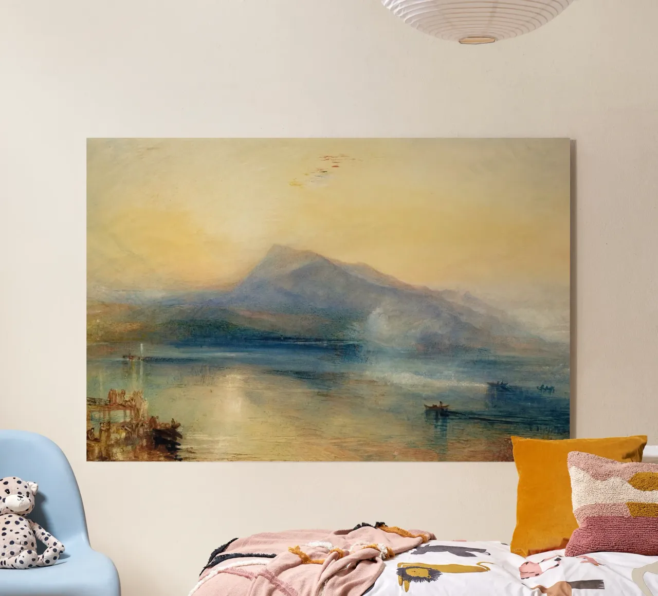 Turner The Dark Rigi, the Lake of Lucerne, Showing the Rigi acrylic glass by Timeless Artworks