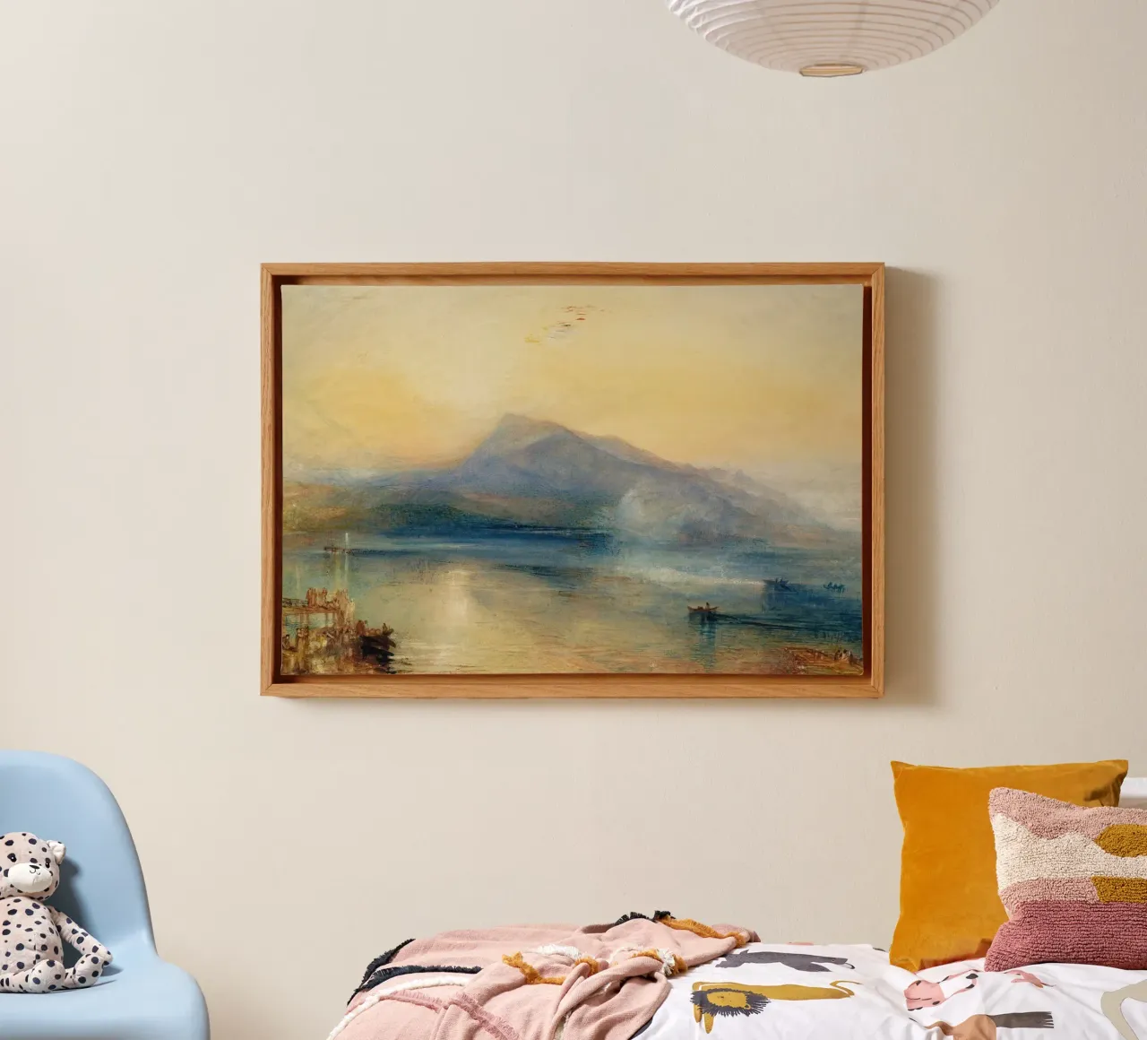 Turner The Dark Rigi, the Lake of Lucerne, Showing the Rigi canvas by Timeless Artworks