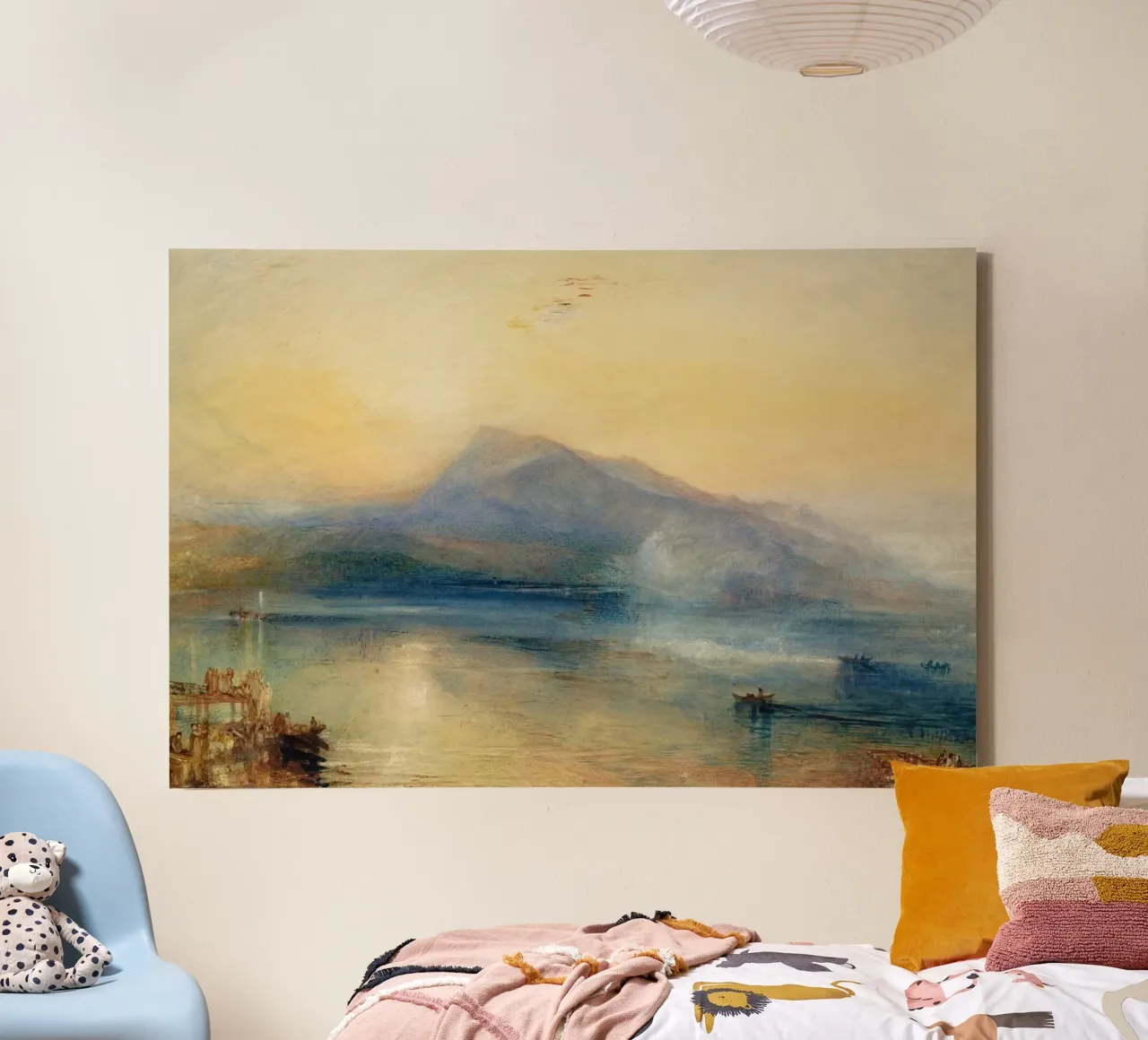 Turner The Dark Rigi, the Lake of Lucerne, Showing the Rigi canvas by Timeless Artworks