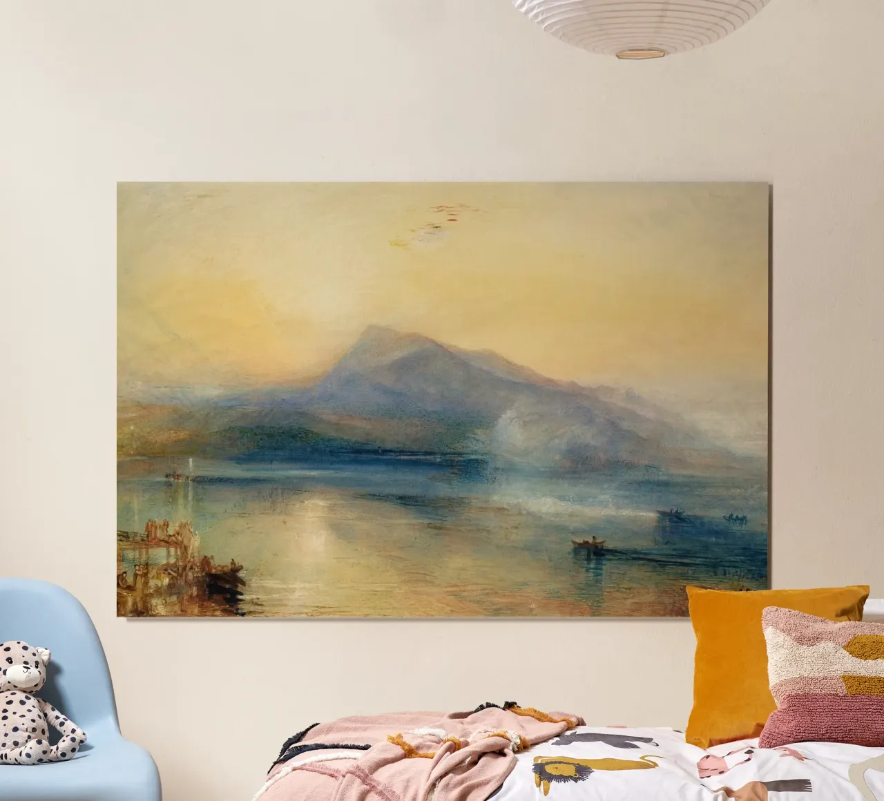 Turner The Dark Rigi, the Lake of Lucerne, Showing the Rigi hahnemühle by Timeless Artworks