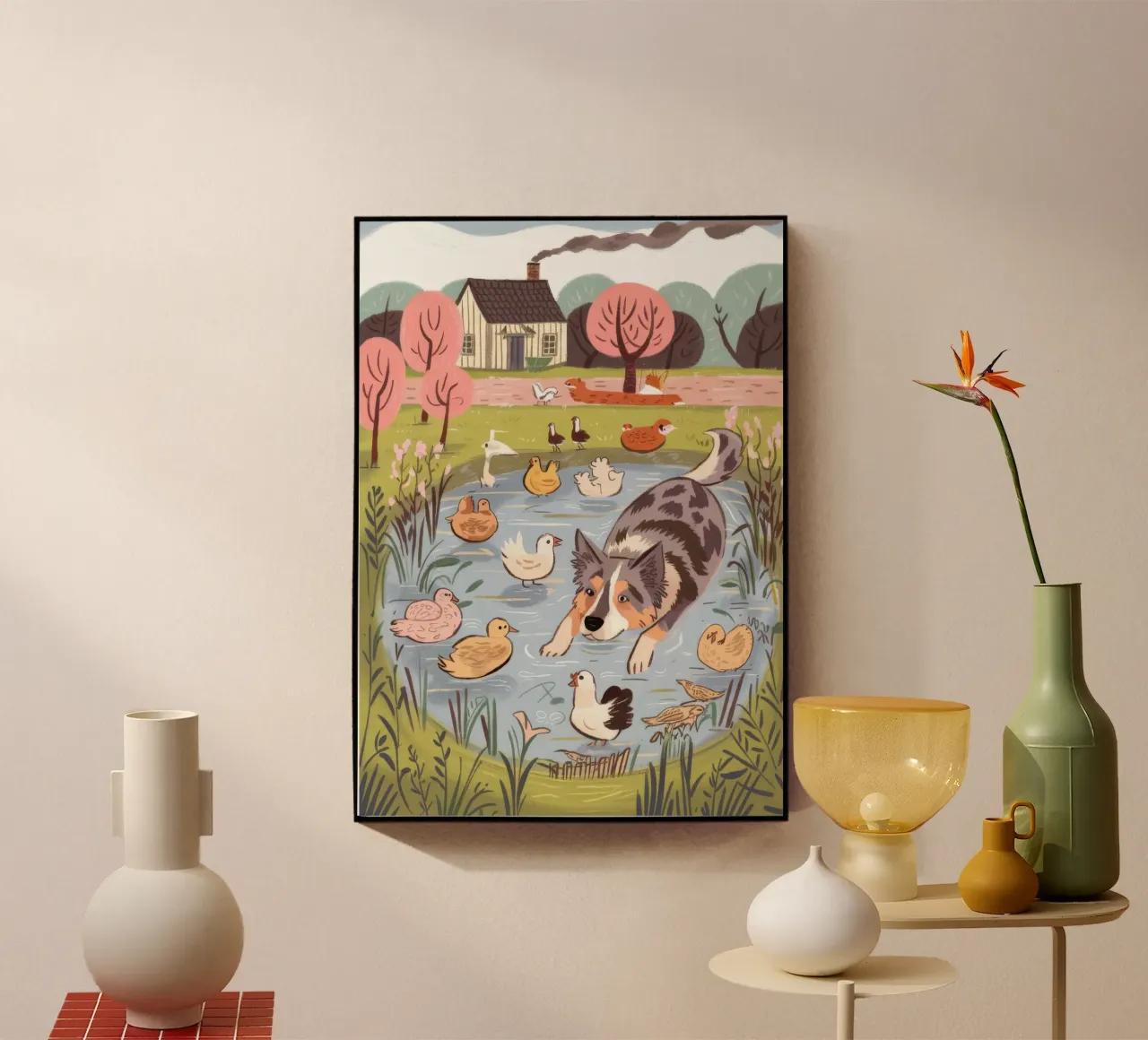 Serene Pond Harmony acrylic glass by Timeless Huse