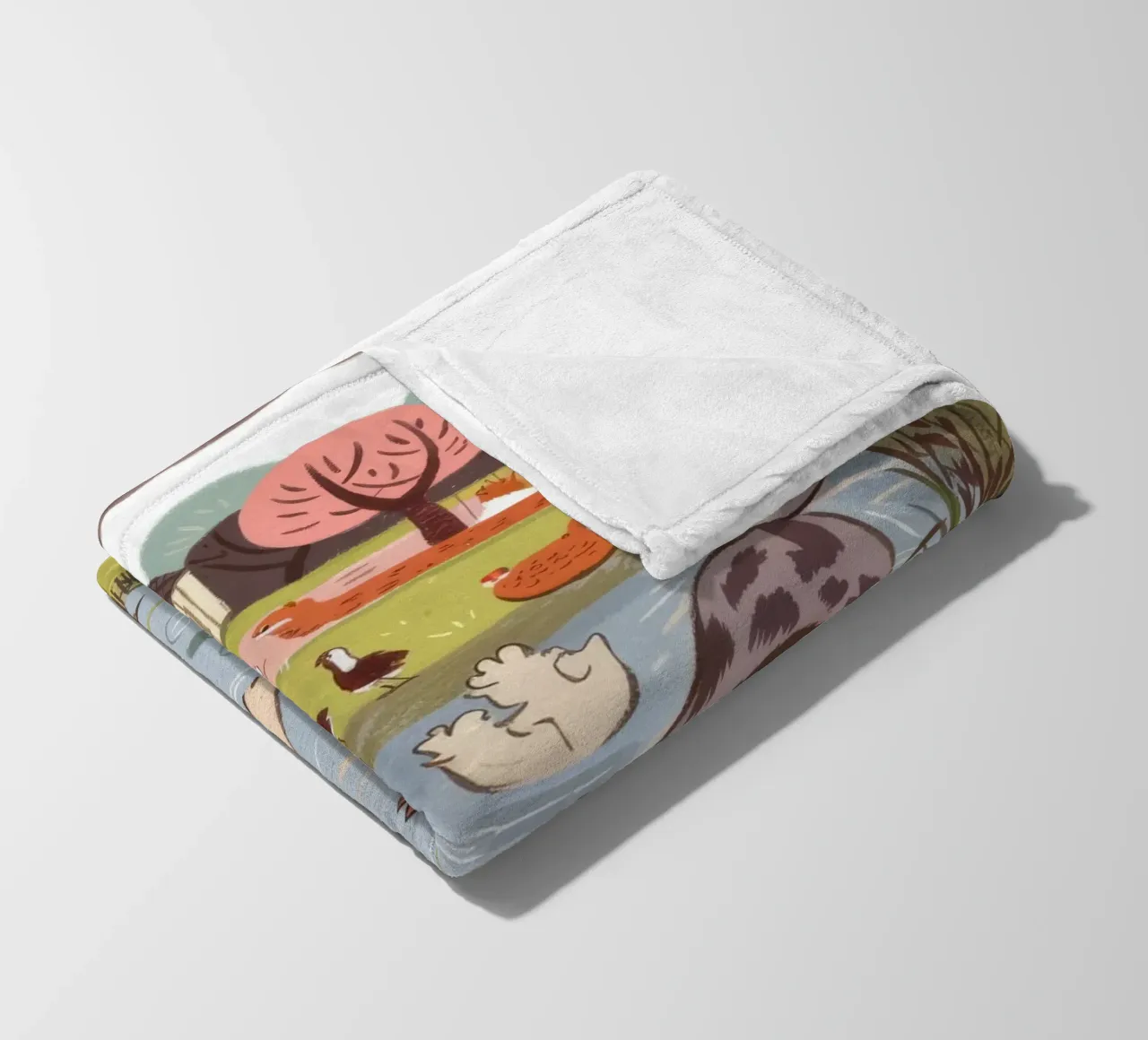 Serene Pond Harmony plaid polaire de Timeless Huse