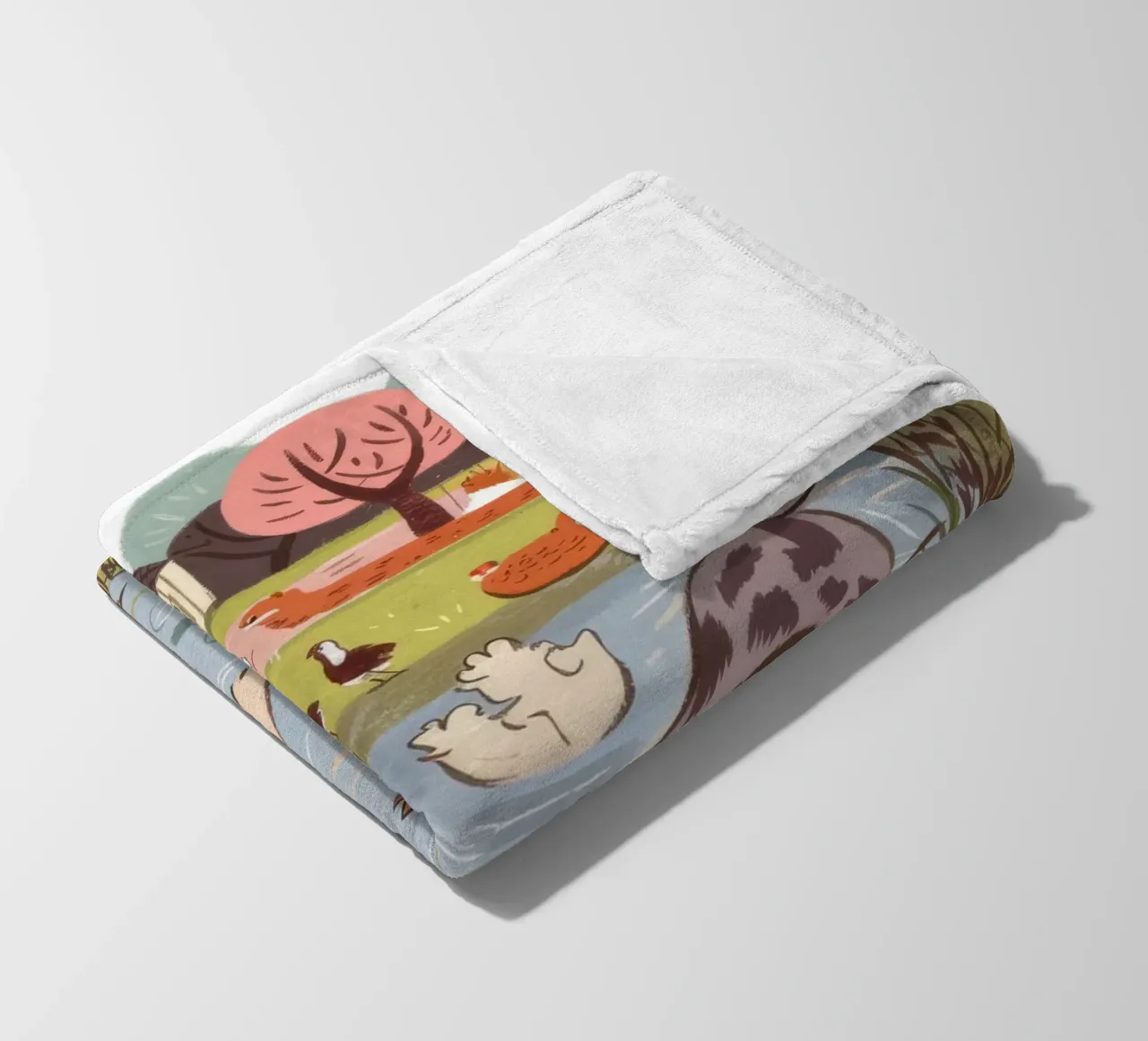 Serene Pond Harmony plaid polaire de Timeless Huse