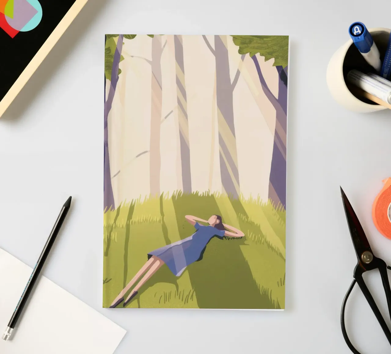 Forest Nap Reverie notebook by Timeless Huse