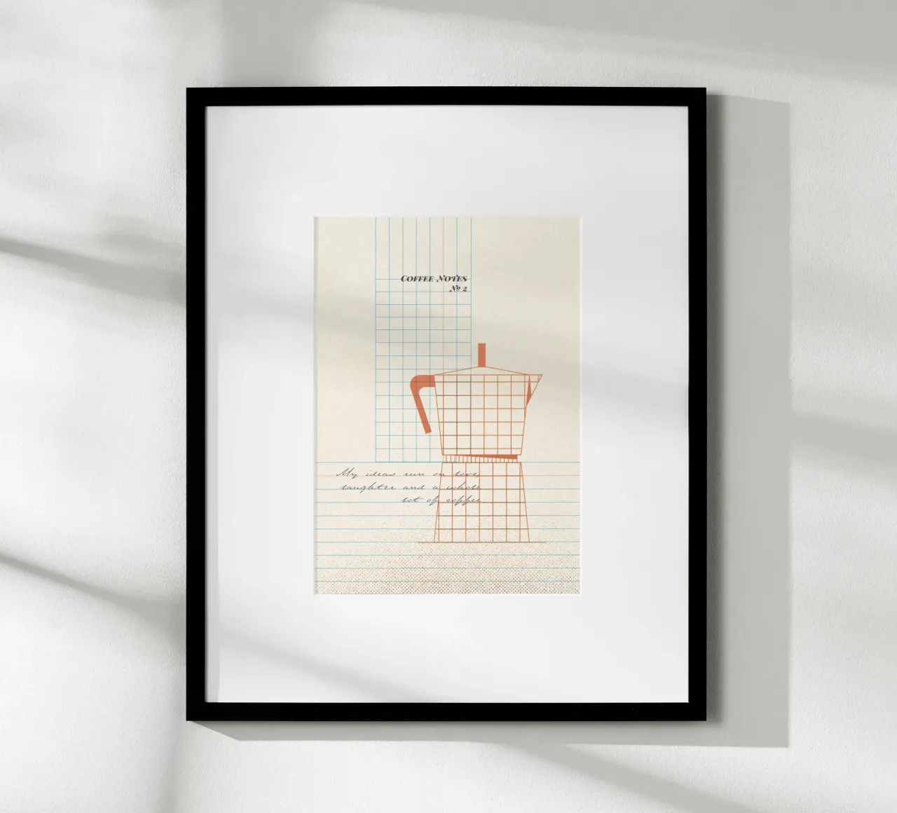 Caffee Notes Nr. 02 poster da lazydaypaper