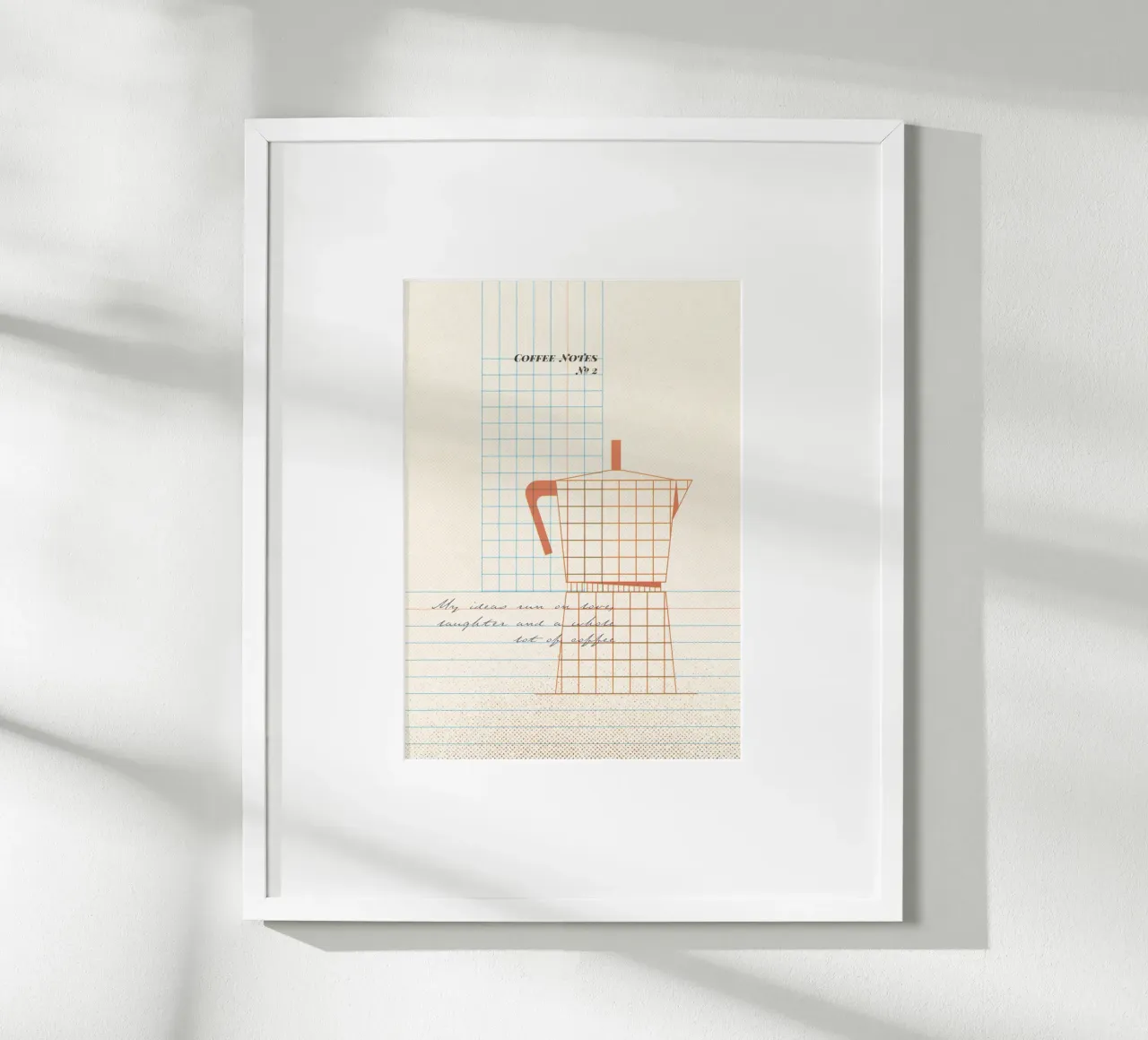 Caffee Notes Nr. 02 poster da lazydaypaper