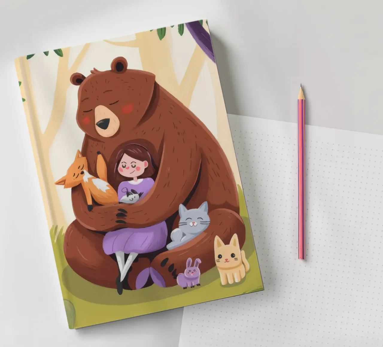 Tedere bosomarming notitieboek van Timeless Huse