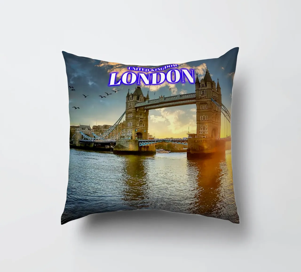 Il sole del Tower Bridge - Londra cuscino da surfer28