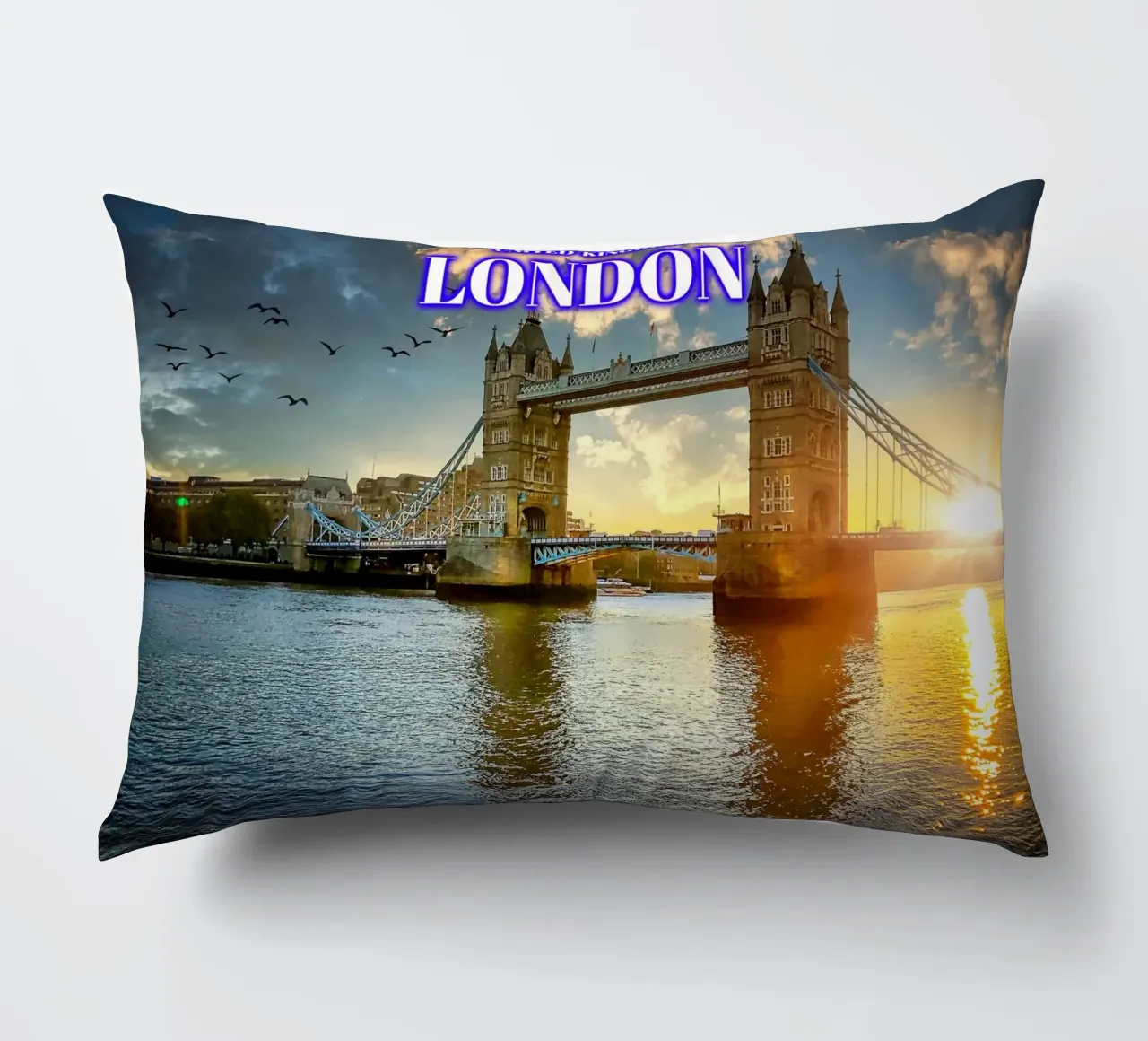 Il sole del Tower Bridge - Londra cuscino da surfer28