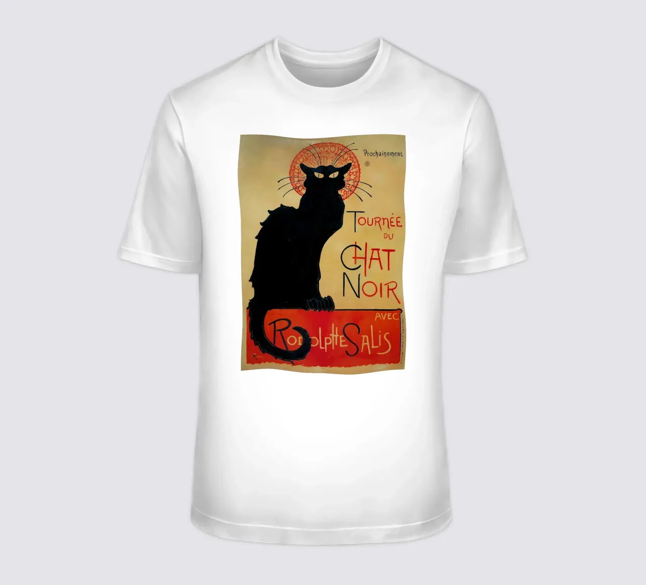 Tour dello Chat Noir di Théophile Steinlen t-shirt da Timeless Artworks