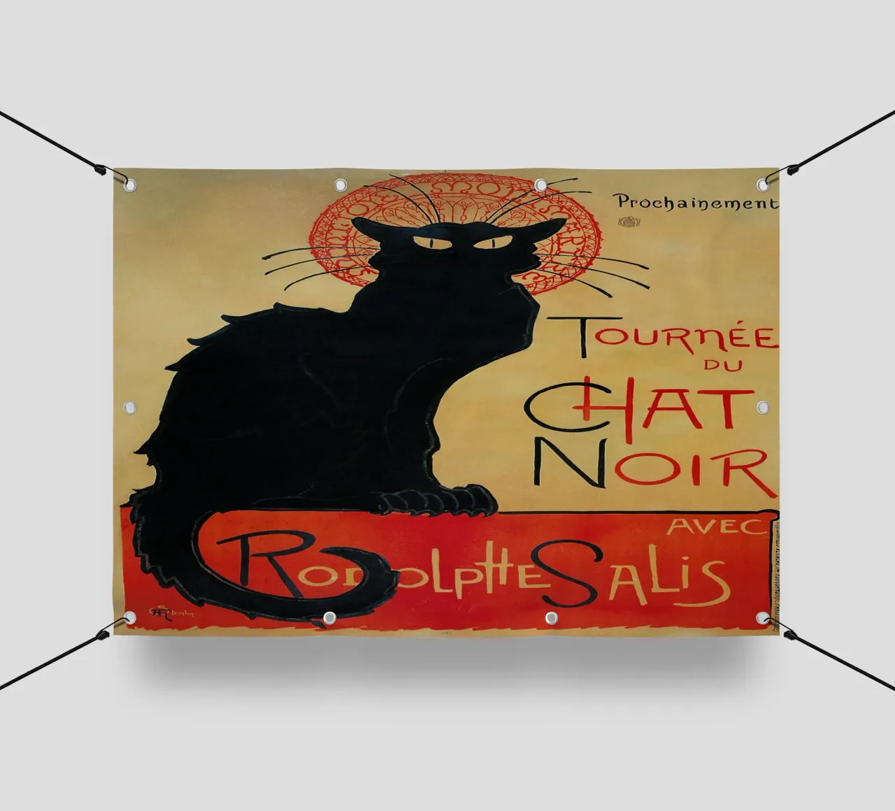 Théophile Steinlen Tour of the Chat Noir pvc cover by Timeless Artworks