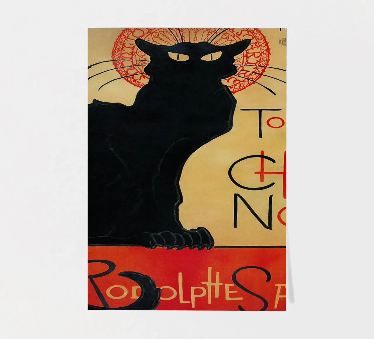 Théophile Steinlen Tour of the Chat Noir sticker sheet by Timeless Artworks