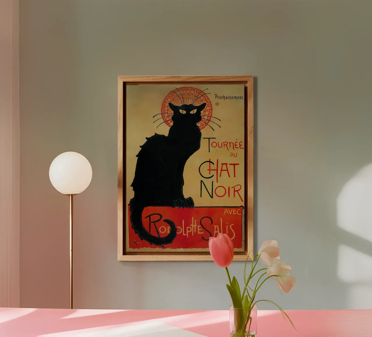 Tour dello Chat Noir di Théophile Steinlen alluminio dibond da Timeless Artworks