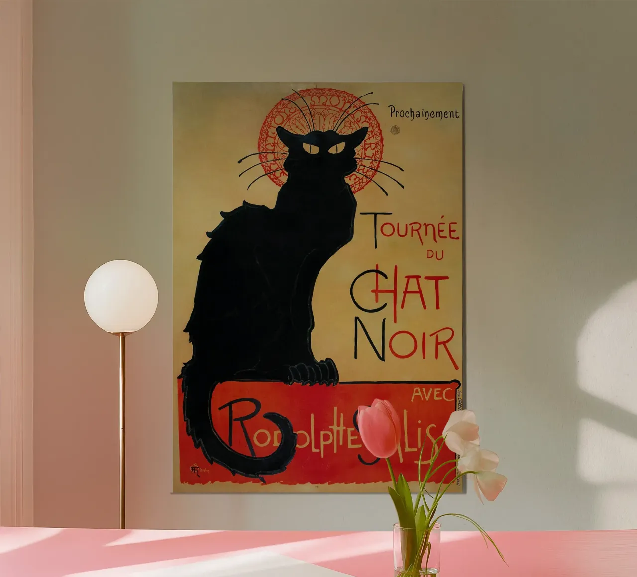 Tour dello Chat Noir di Théophile Steinlen alluminio dibond da Timeless Artworks
