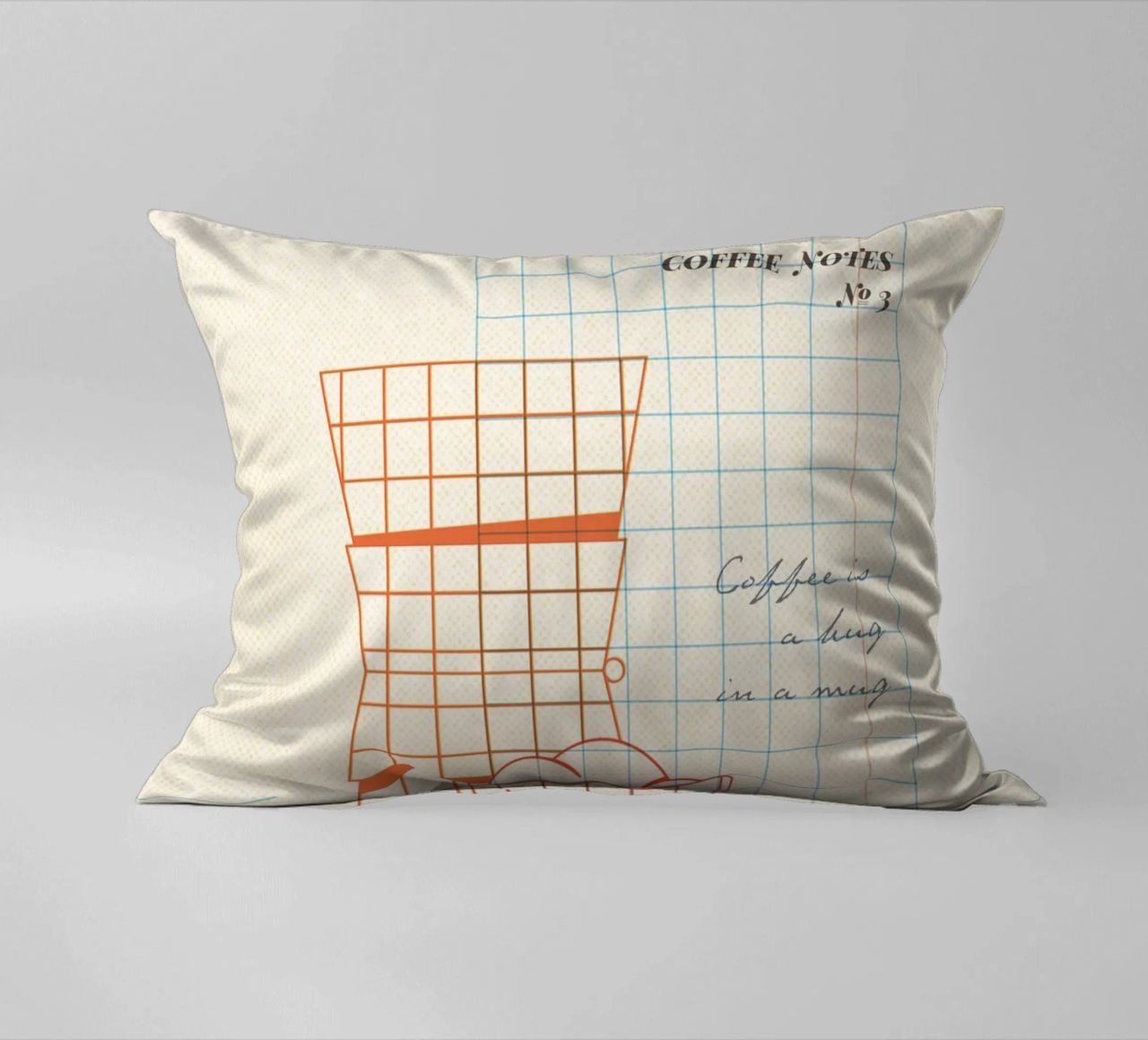Caffee Notes Nr. 03 cuscino da lazydaypaper
