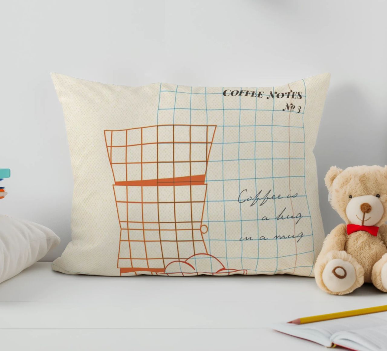 Caffee Notes Nr. 03 cuscino da lazydaypaper