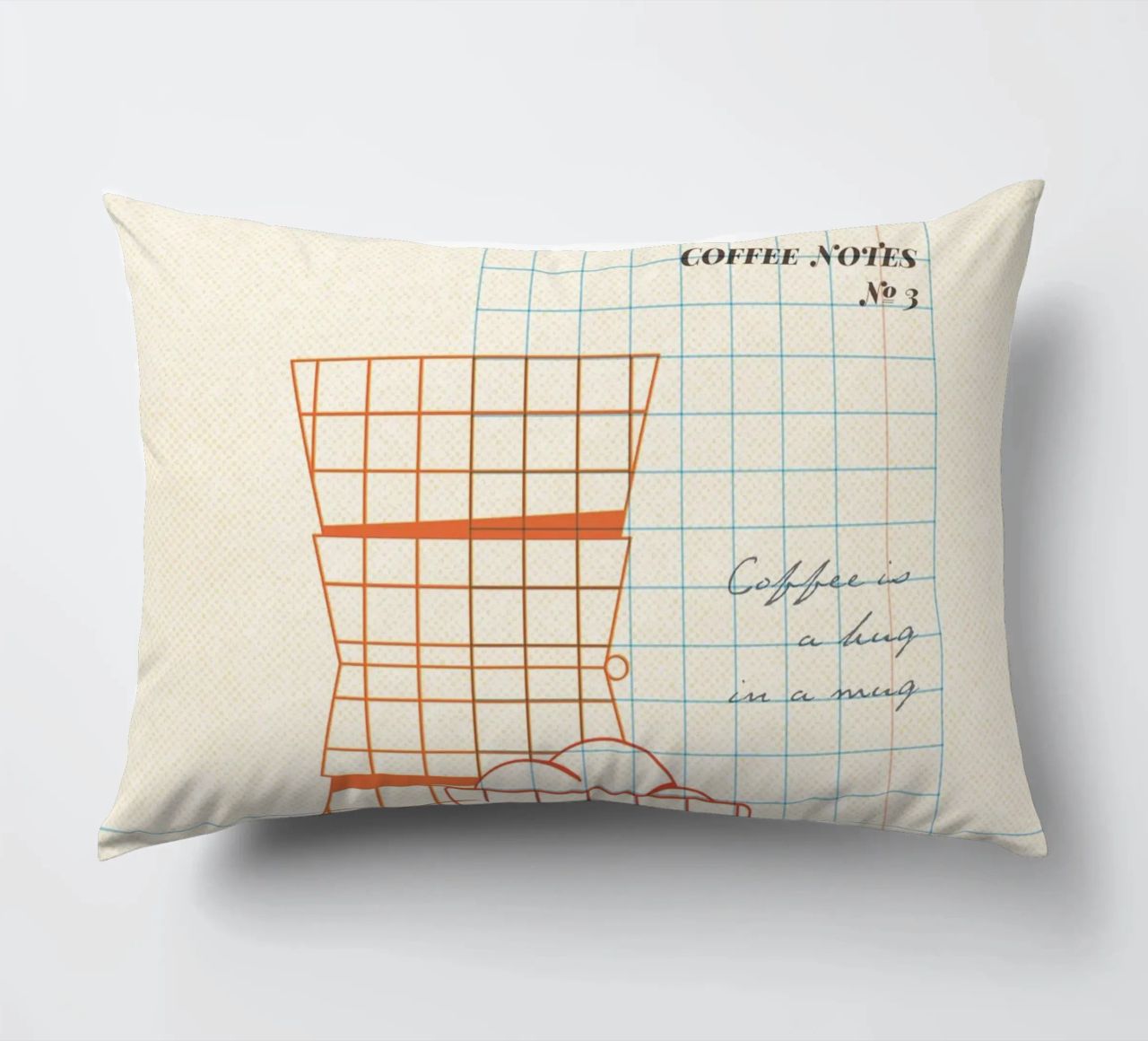 Caffee Notes Nr. 03 cuscino da lazydaypaper