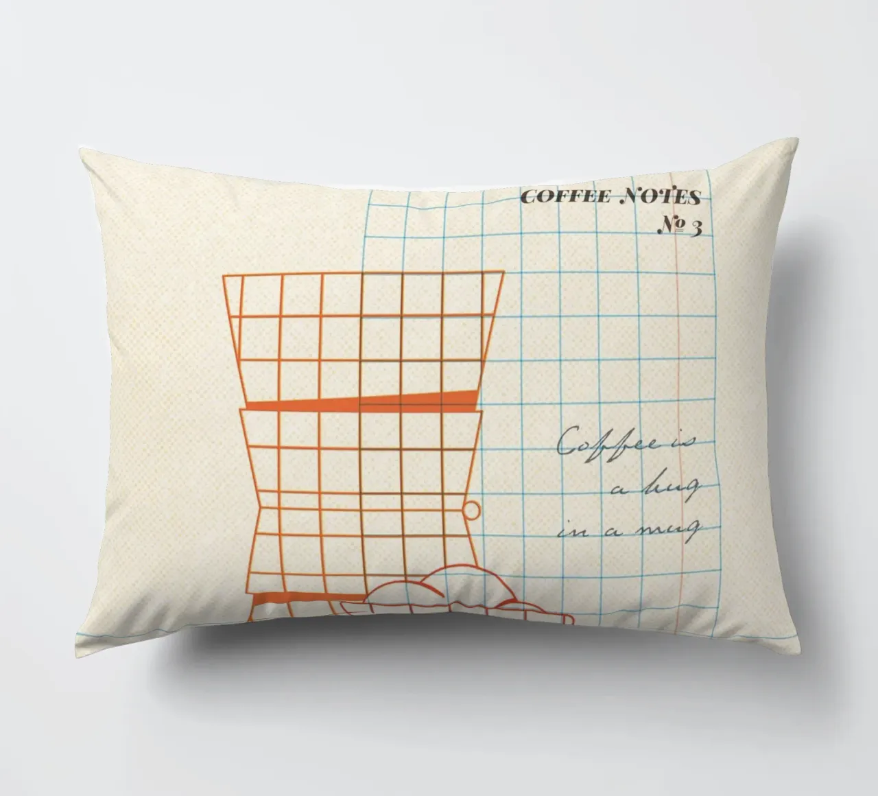 Caffee Notes Nr. 03 cojín de lazydaypaper