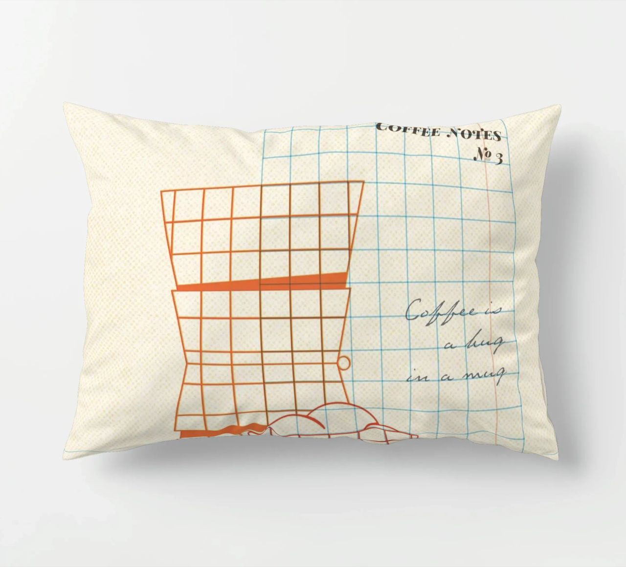 Caffee Notes Nr. 03 cuscino da lazydaypaper