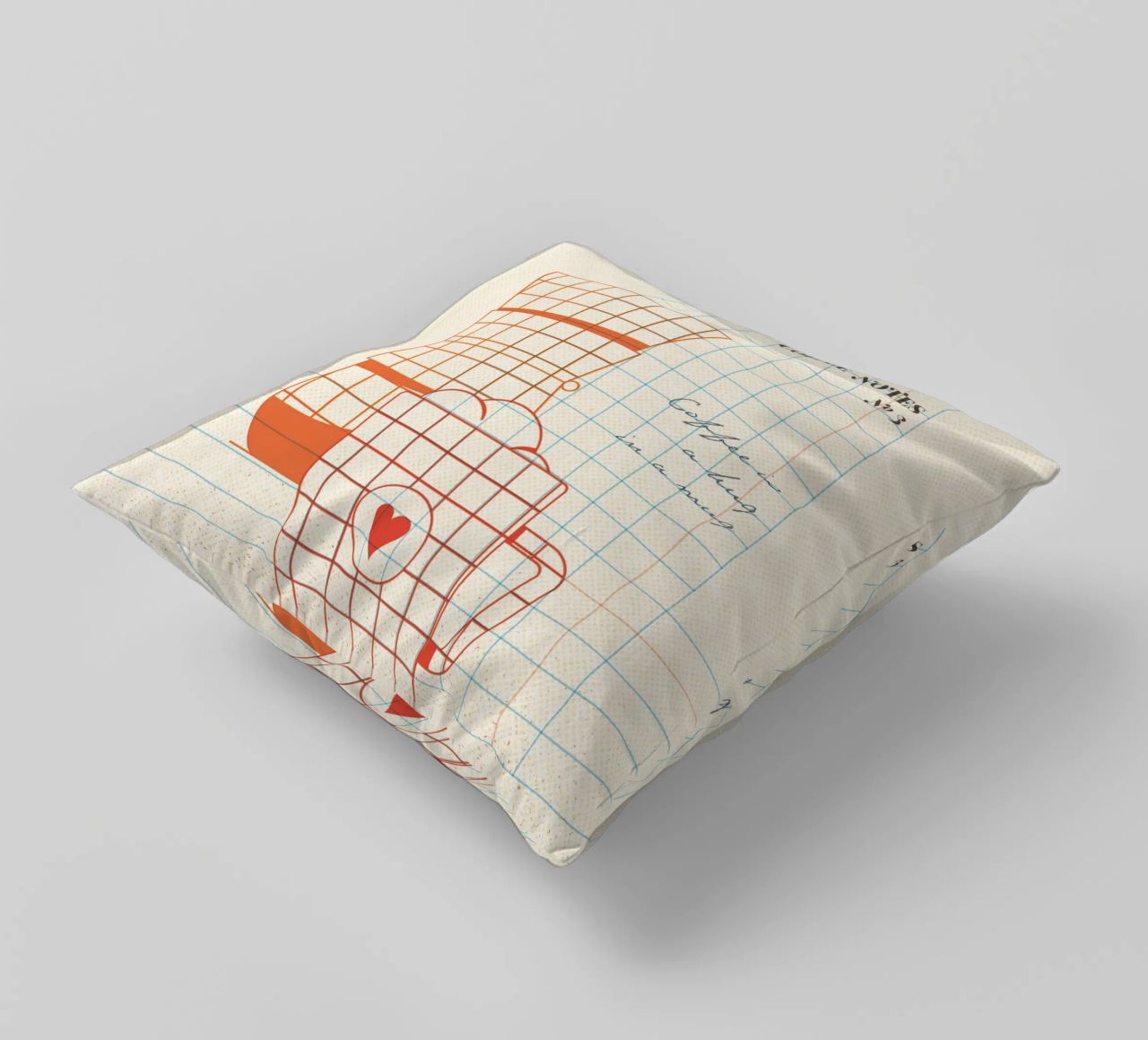 Caffee Notes Nr. 03 cuscino da lazydaypaper