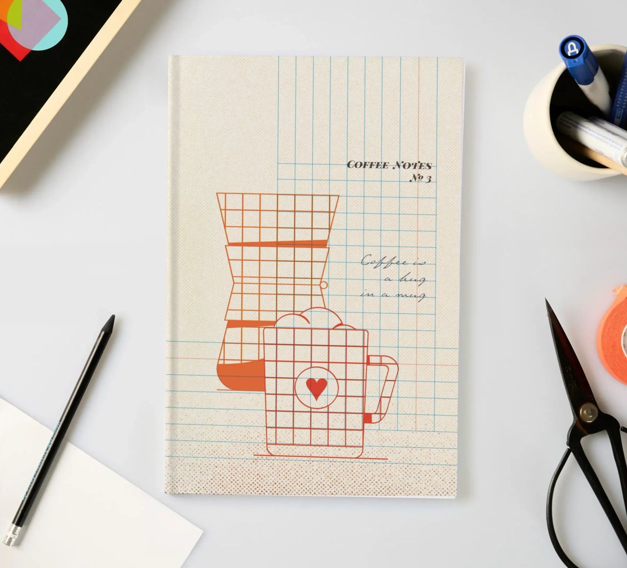 Caffee Notes Nr. 03 notebook by lazydaypaper