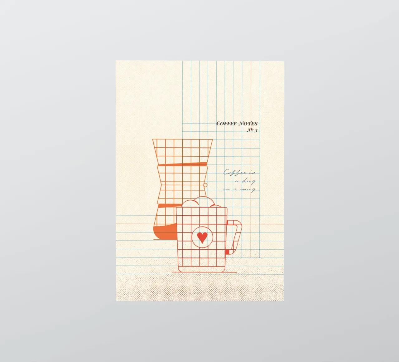 Caffee Notes Nr. 03 adesivo da lazydaypaper