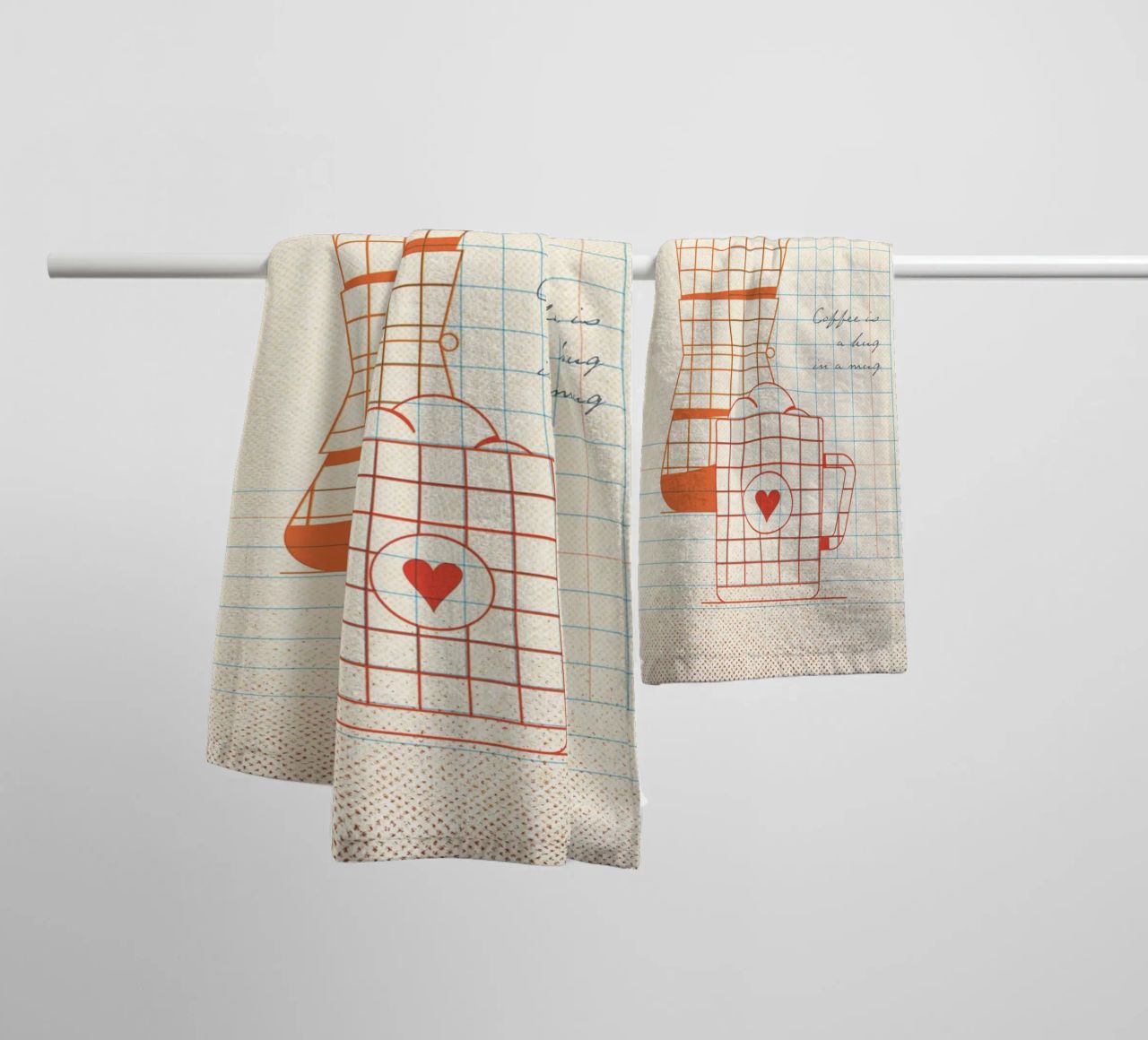 Caffee Notes Nr. 03 asciugamano da bagno da lazydaypaper
