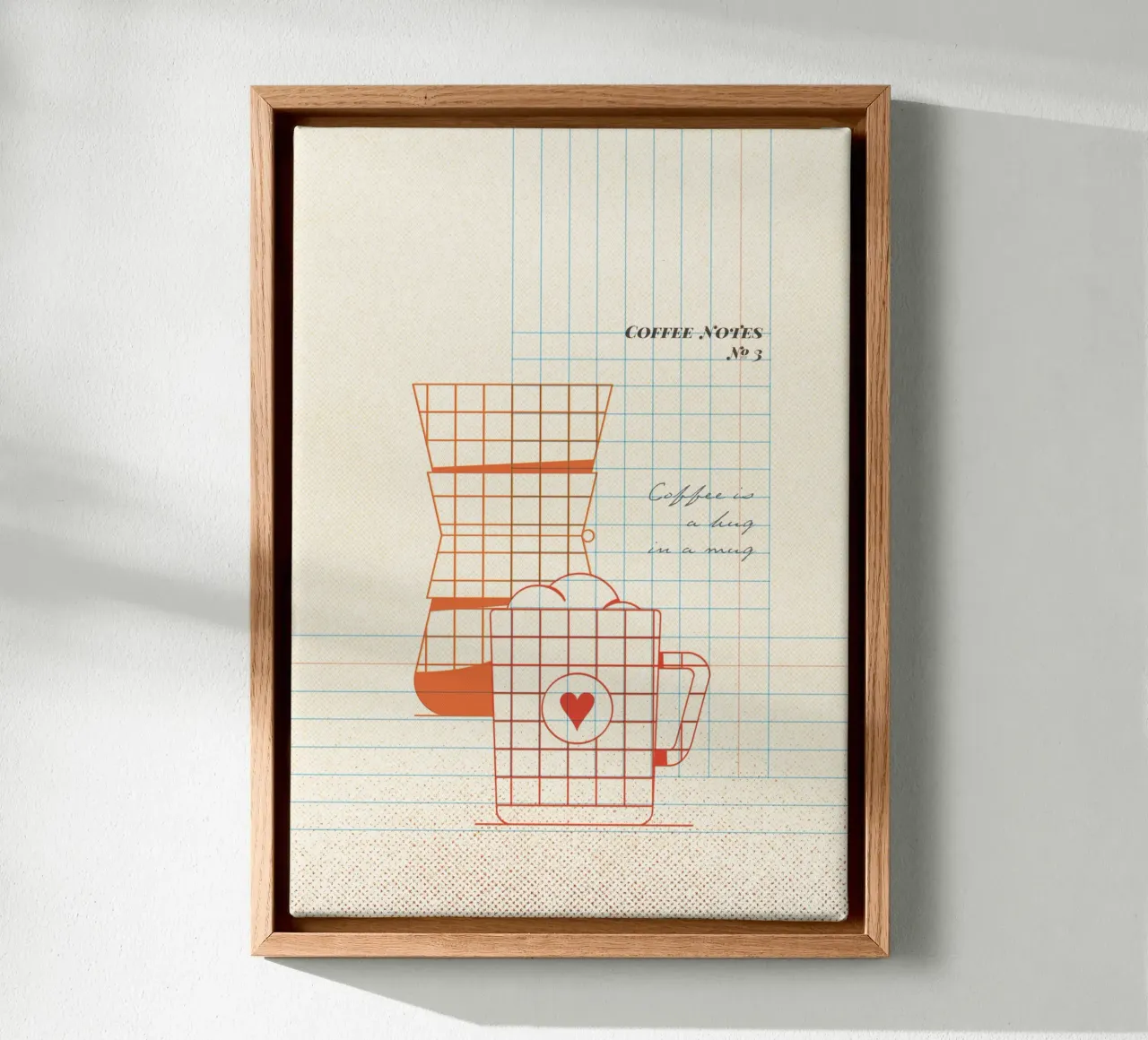 Caffee Notes Nr. 03 tela da lazydaypaper