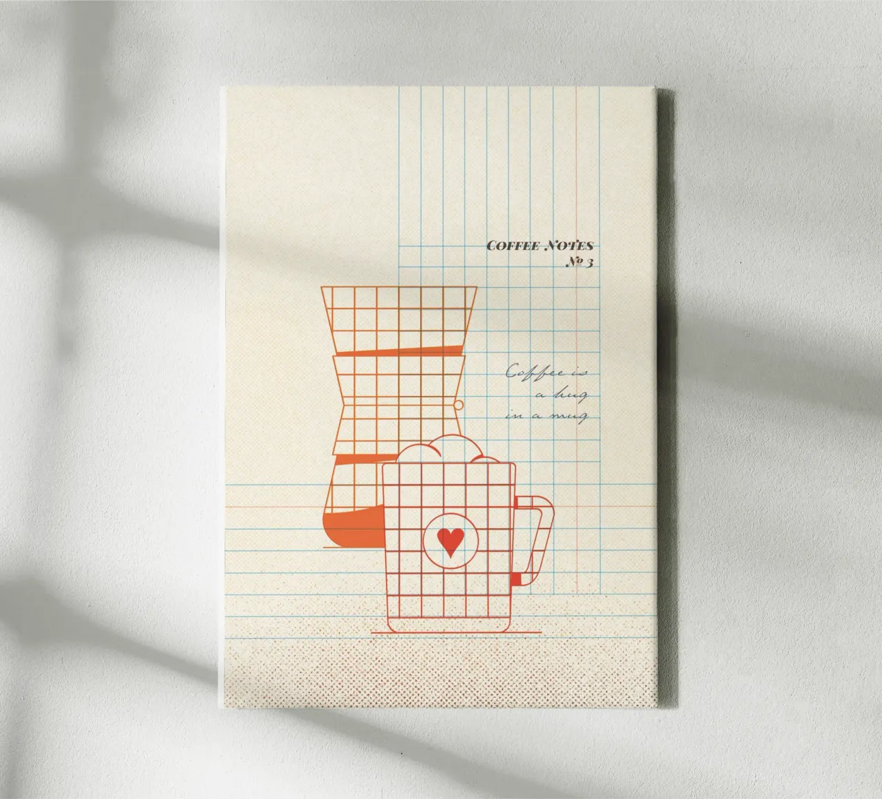 Caffee Notes Nr. 03 tela da lazydaypaper
