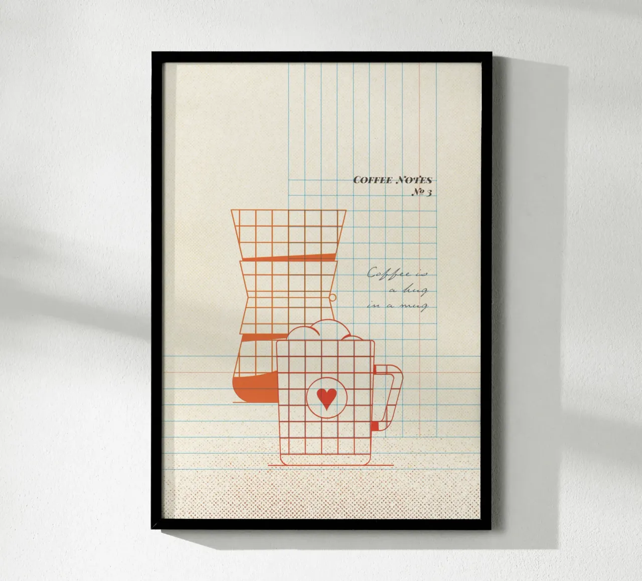 Caffee Notes Nr. 03 poster da lazydaypaper