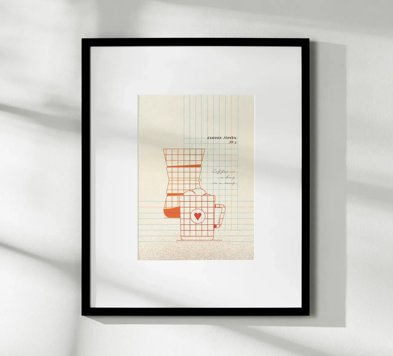 Caffee Notes Nr. 03 poster da lazydaypaper