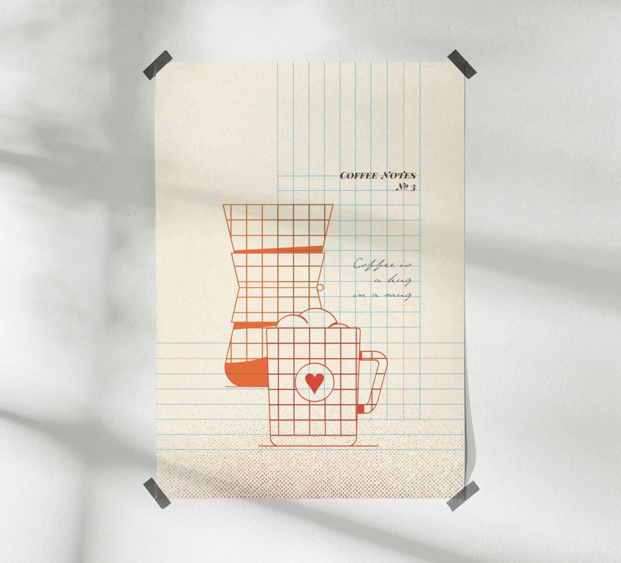 Caffee Notes Nr. 03 carta hahnemühle da lazydaypaper