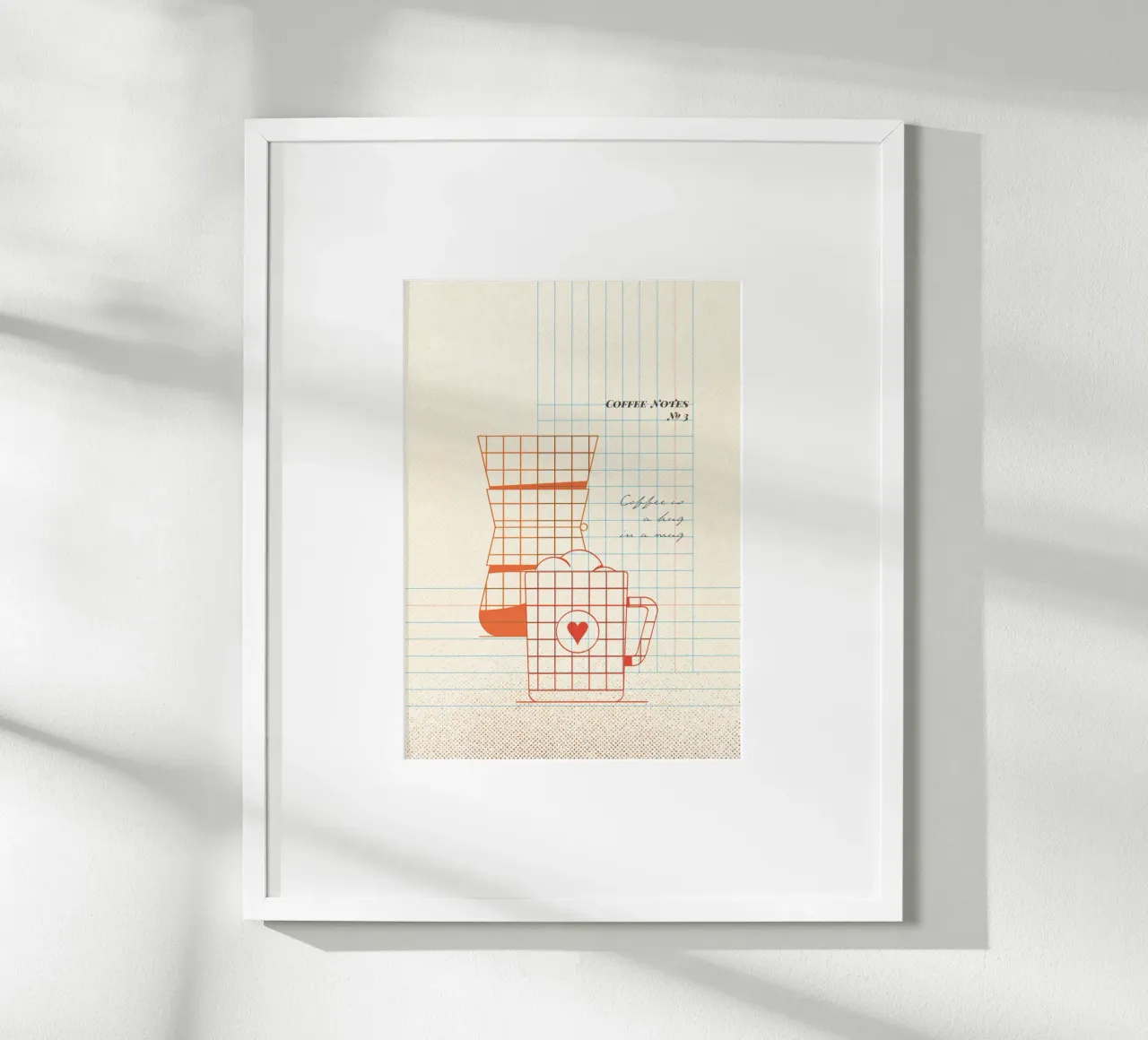 Caffee Notes Nr. 03 poster da lazydaypaper