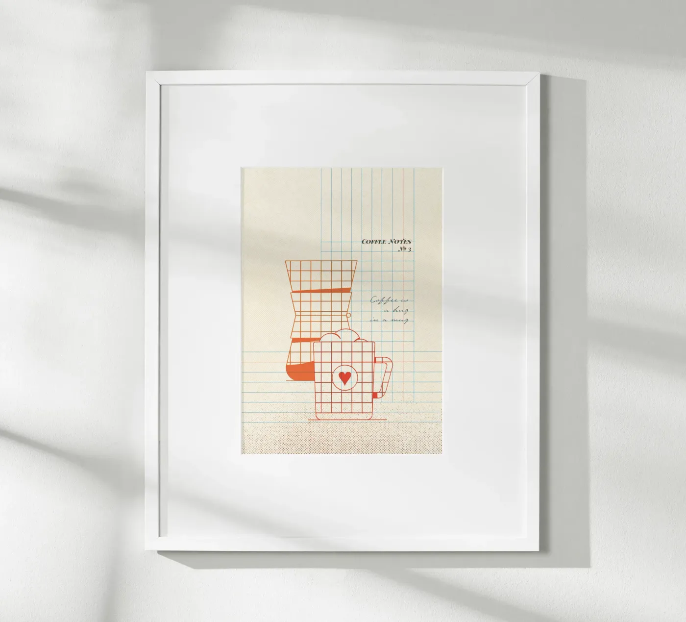 Caffee Notes Nr. 03 poster de lazydaypaper