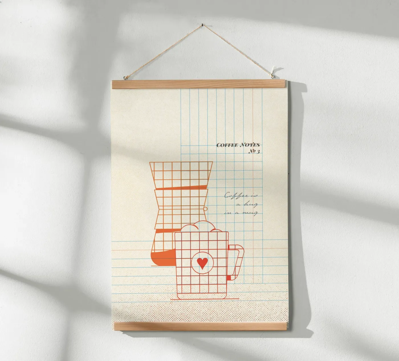 Caffee Notes Nr. 03 poster de lazydaypaper