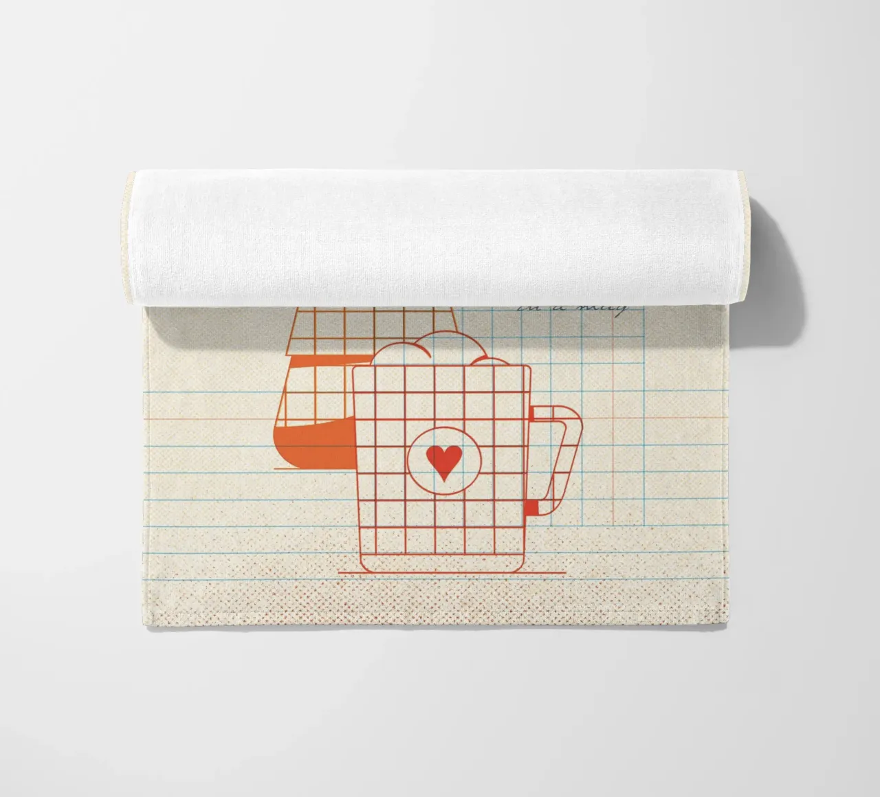 Caffee Notes Nr. 03 toalla de playa de lazydaypaper