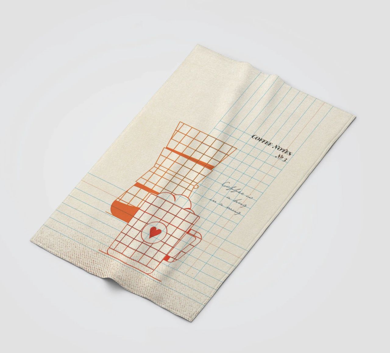 Caffee Notes Nr. 03 coperta in pile da lazydaypaper