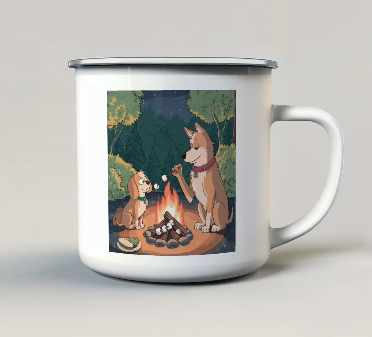 Compagnia del fuoco tazza in smalto da Timeless Huse