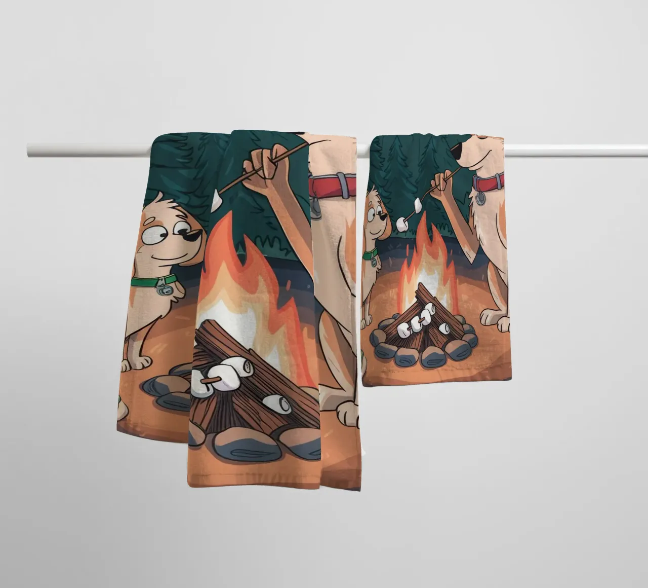 Compagnia del fuoco asciugamano da bagno da Timeless Huse