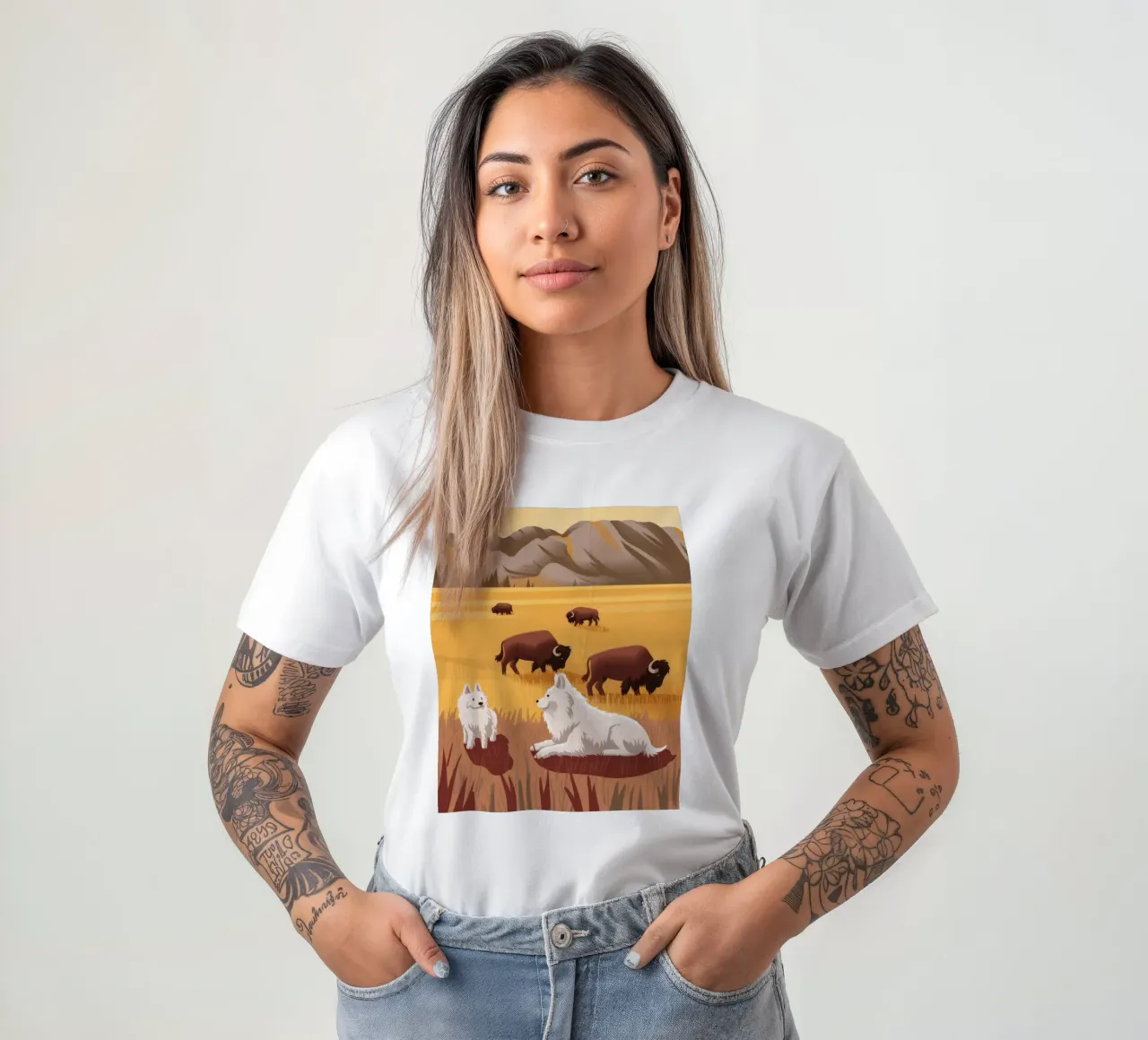 Guardiani della prateria d'oro t-shirt da Timeless Huse
