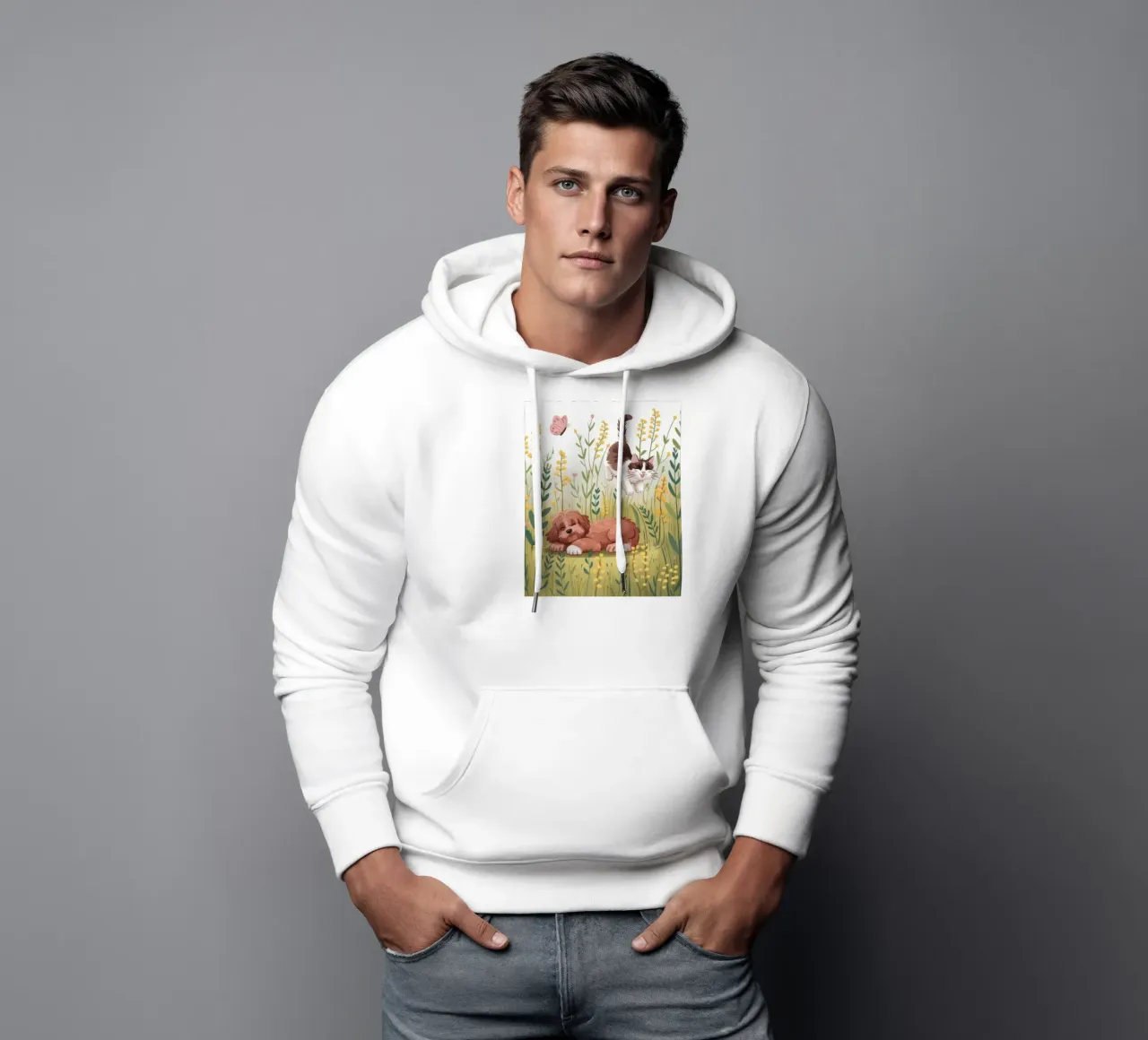 Prato dolce riposo felpa con cappuccio da Timeless Huse