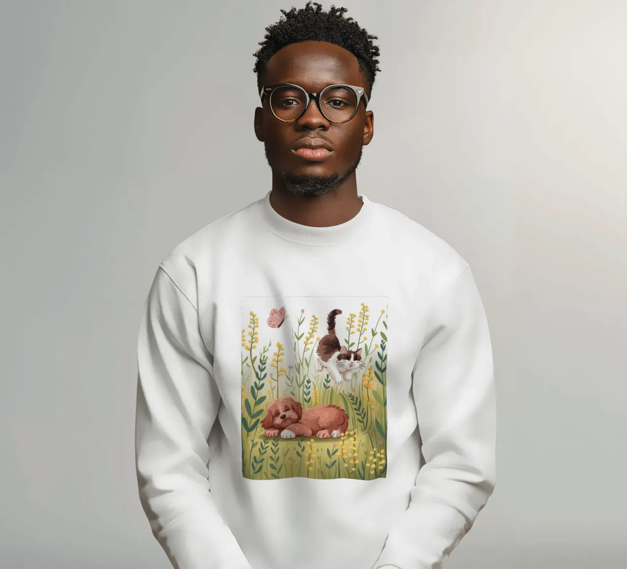 Rust in de weide sweatshirt van Timeless Huse