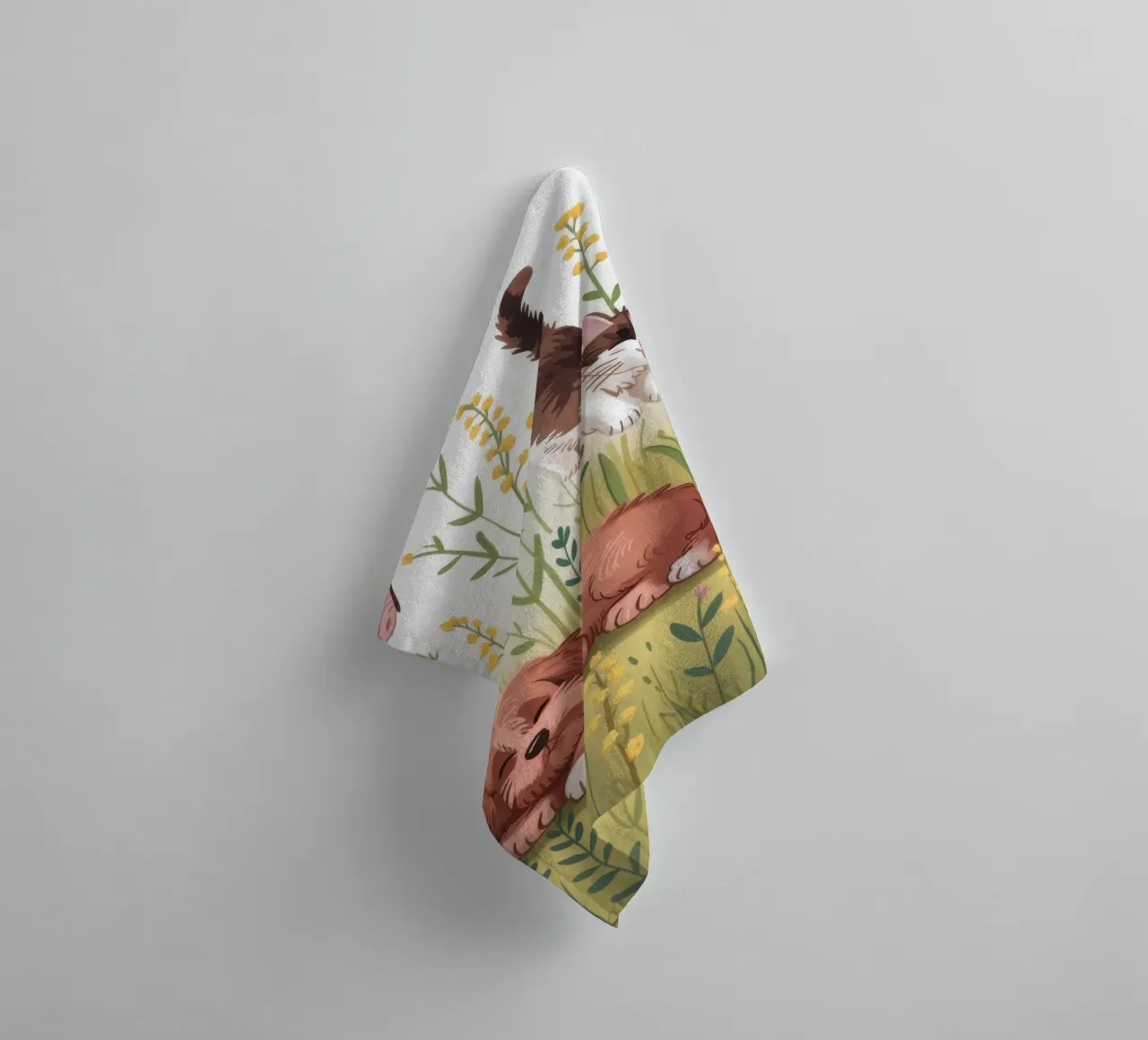 Rust in de weide badhanddoek van Timeless Huse