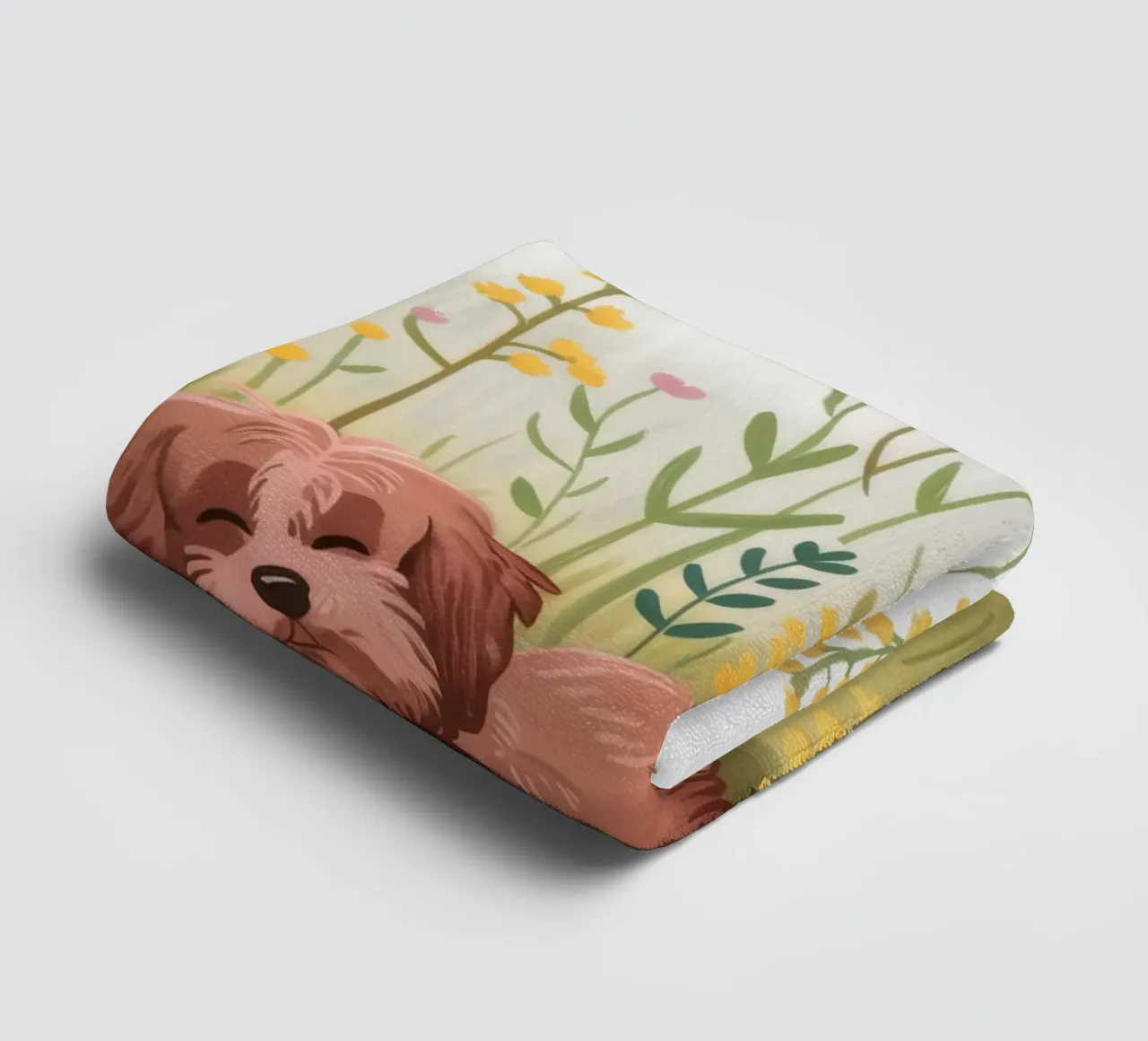 Rust in de weide badhanddoek van Timeless Huse