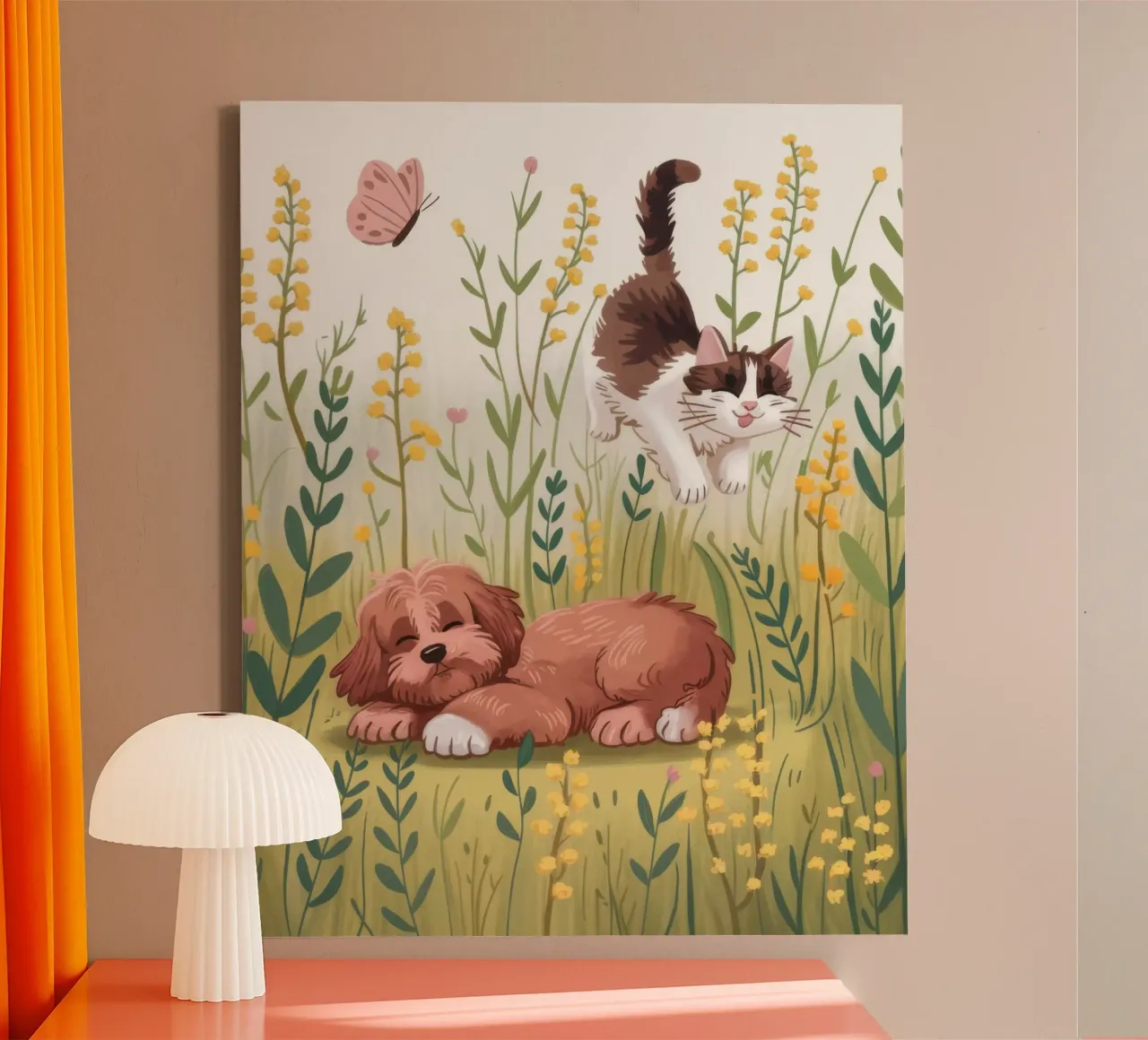 Rust in de weide canvas van Timeless Huse