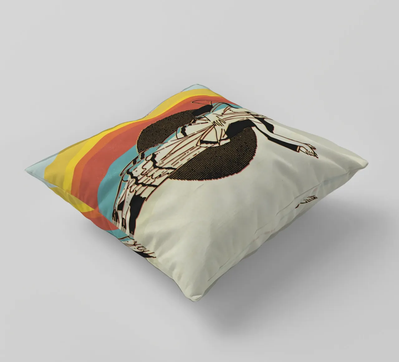Let love guide you cuscino da lazydaypaper